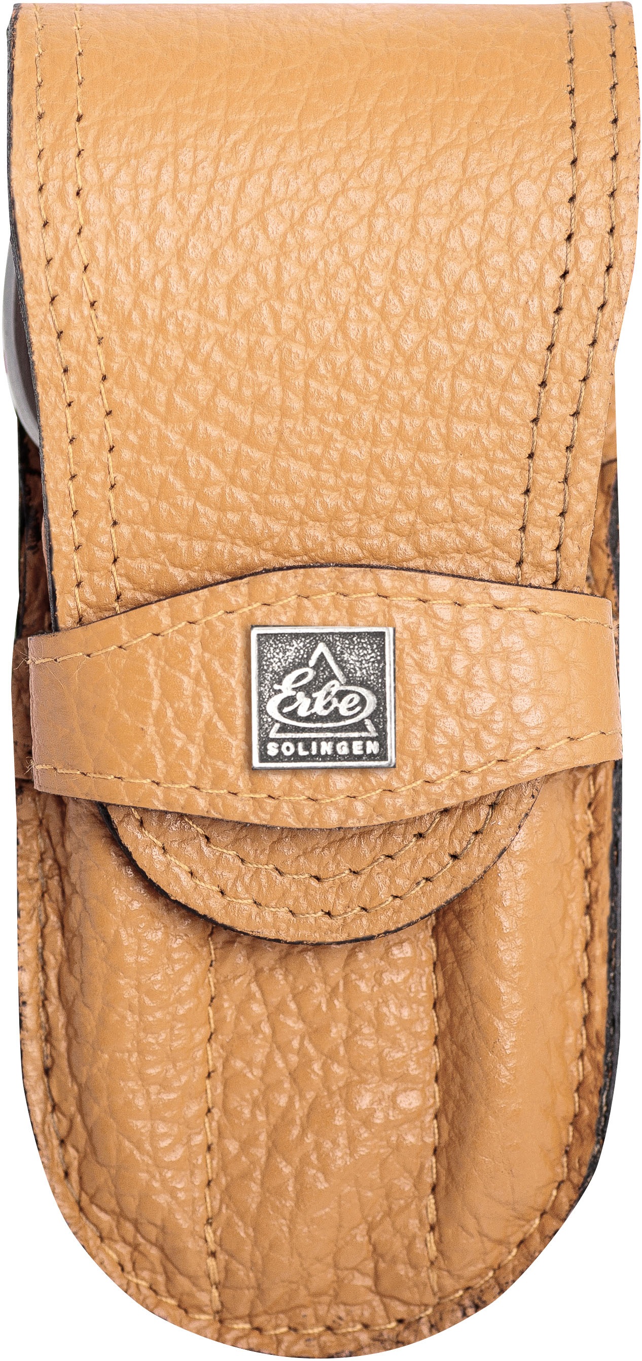 ERBE Maniküre-Etui »ERBE Maniküre Set Steck-Etui Serie "Piemont", schwarz, 4-tlg., Inox« Echtleder, rostfreie Instrumente, Hergestellt in Solingen/Deutschland