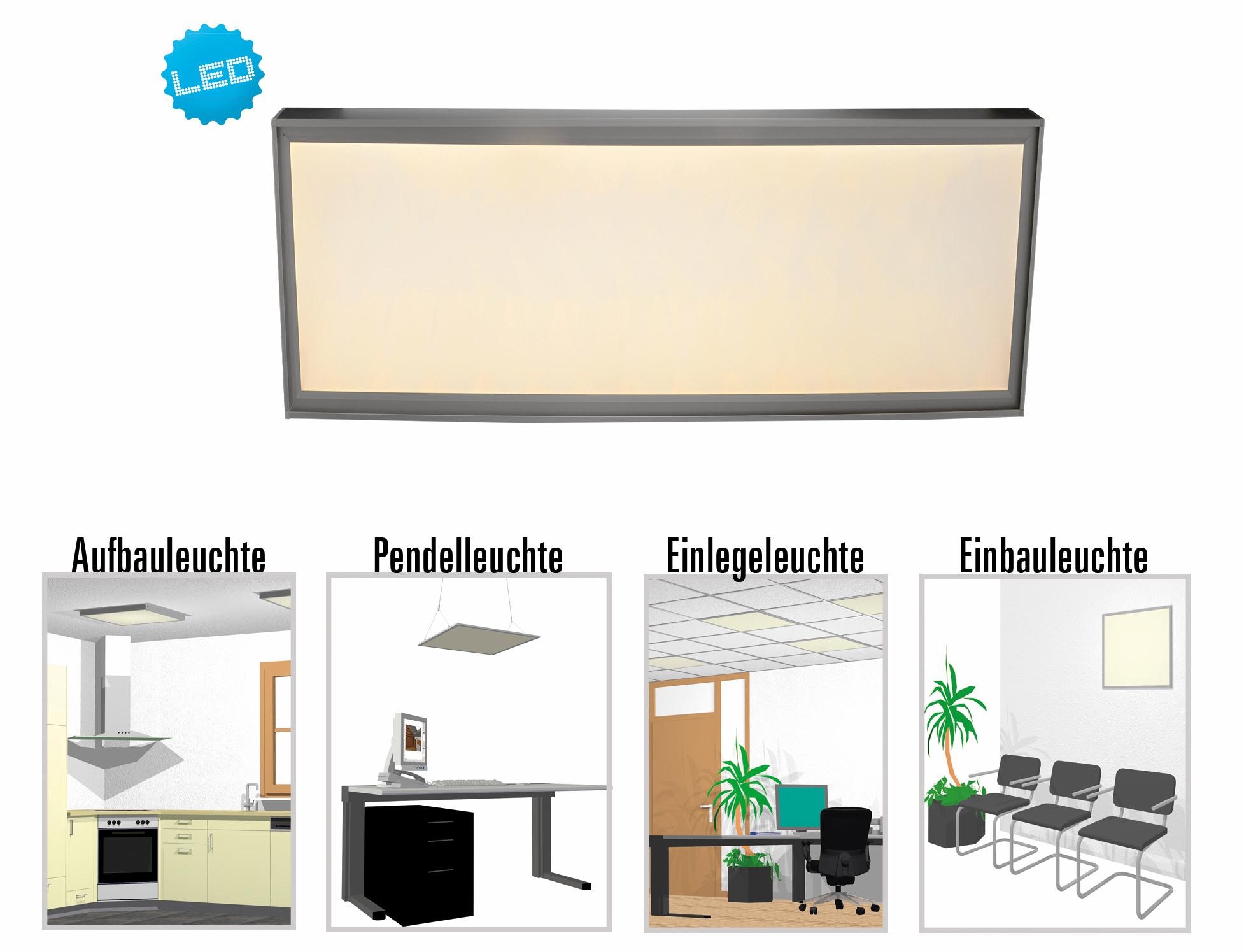 näve LED Panel, 1 flammig-flammig, LED Deckenleuchte, LED Deckenlampe