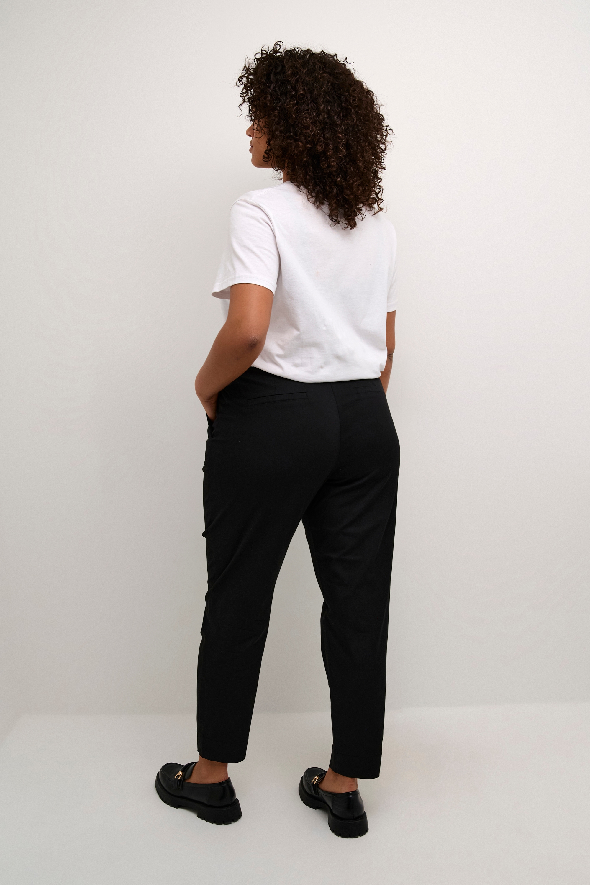 KAFFE Curve Stoffhose »Damen Casual Hose KCleana«