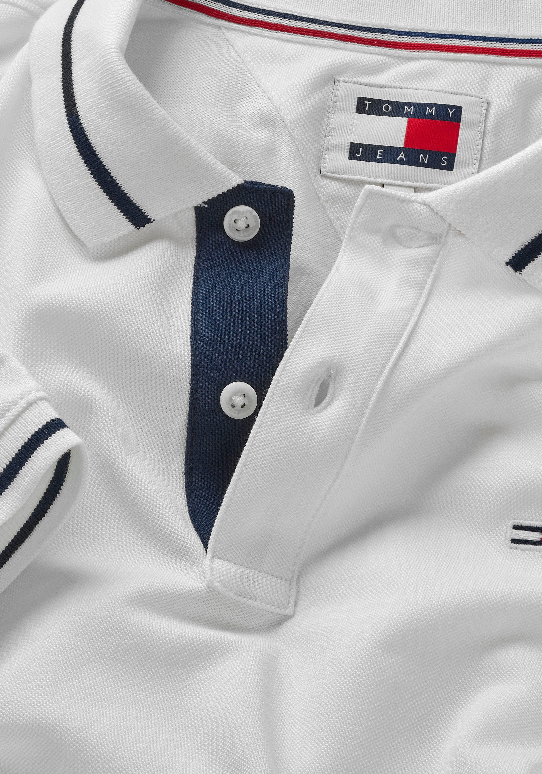 Tommy Jeans Poloshirt »TJM REG TIPPING POLO«, mit Logostickerei