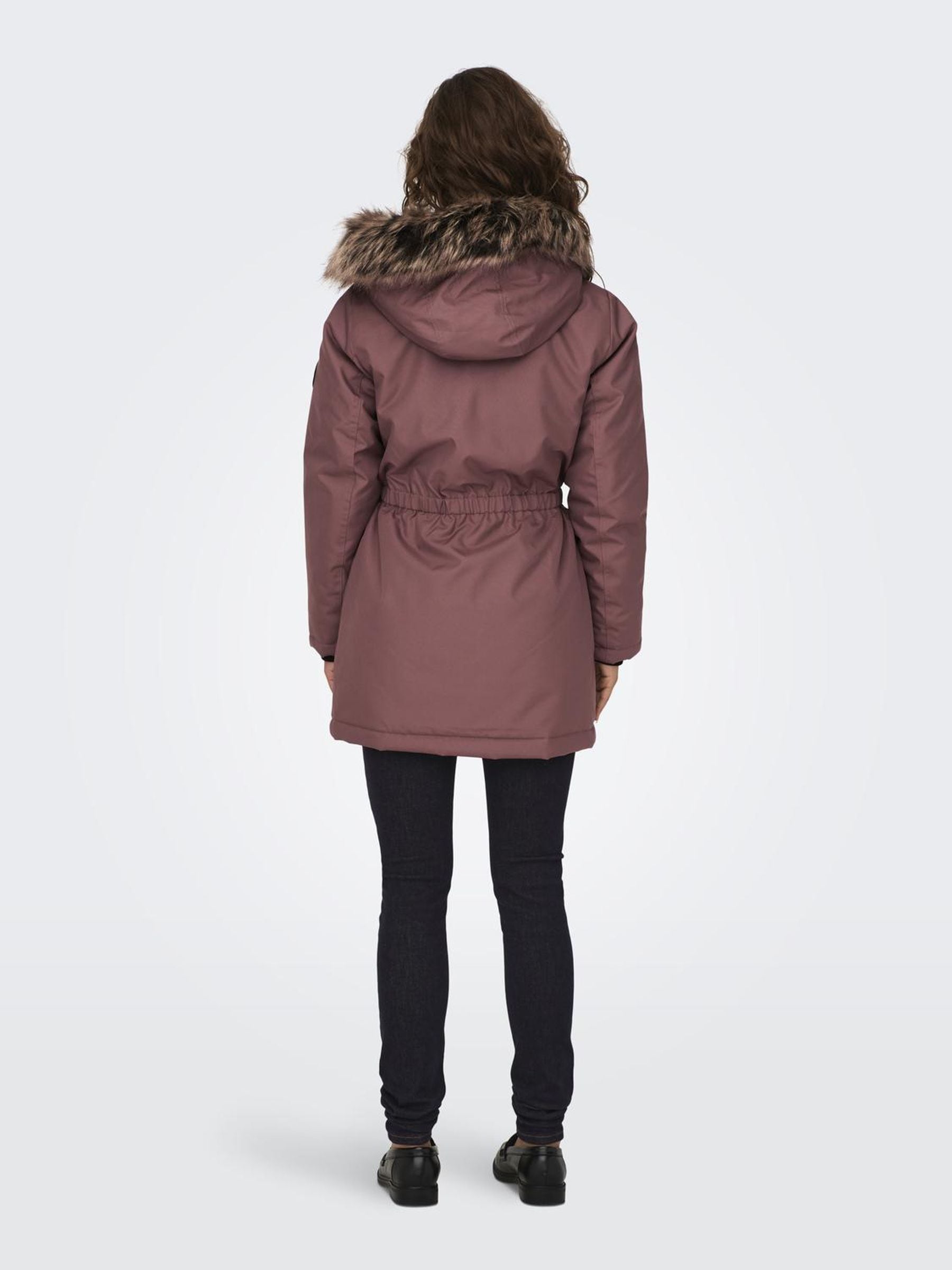ONLY Parka »ONLIRIS FUR WINTER PARKA LIFE CC OTW«, mit Kapuze, mit verdeckter Knopfleiste
