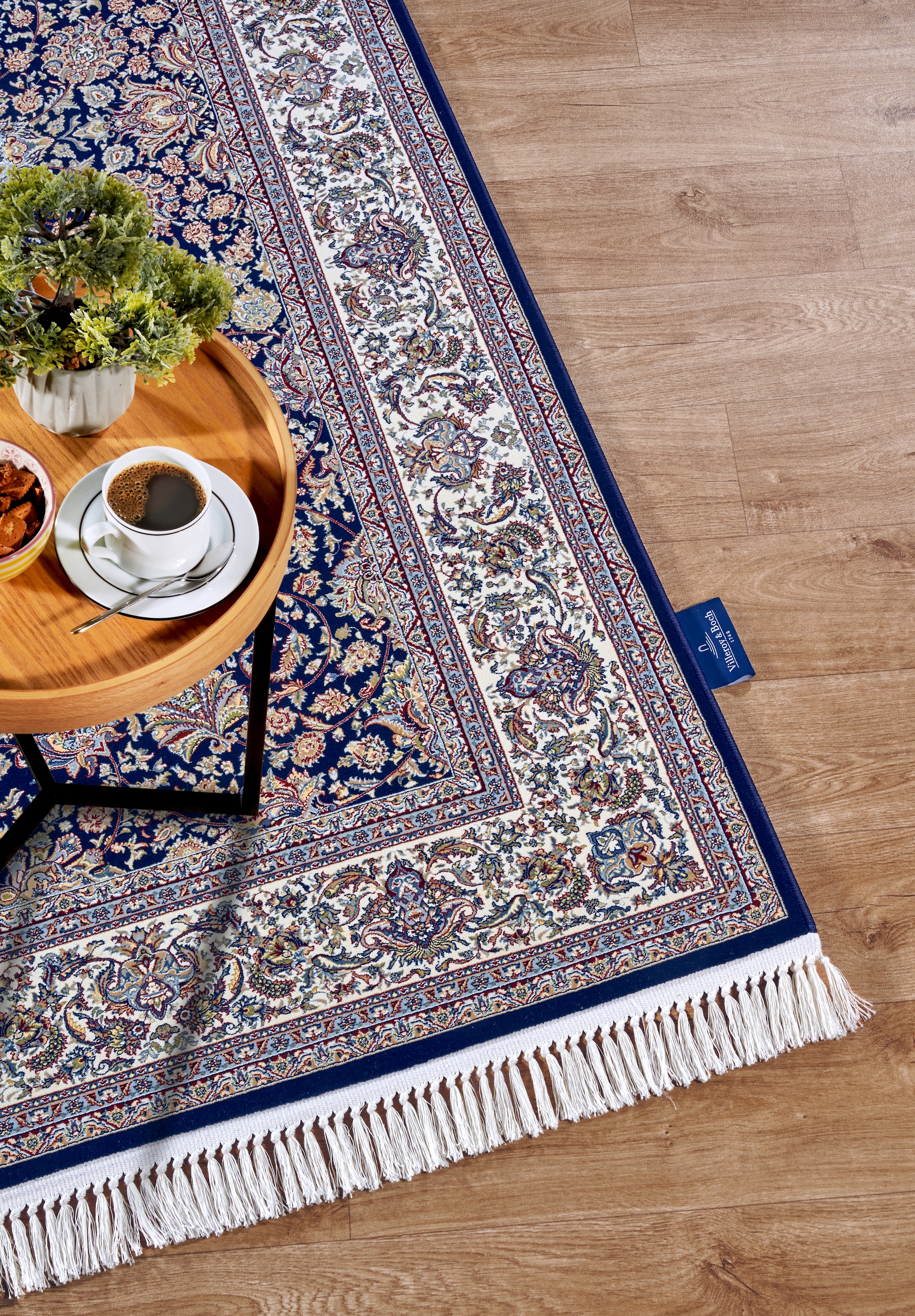 Villeroy & Boch Teppich »Alfred«, rechteckig, 7 mm Höhe, Orientalisch, Fransen, Wohnzimmer, Schlafzimmer, Klassisch, Kurzflor