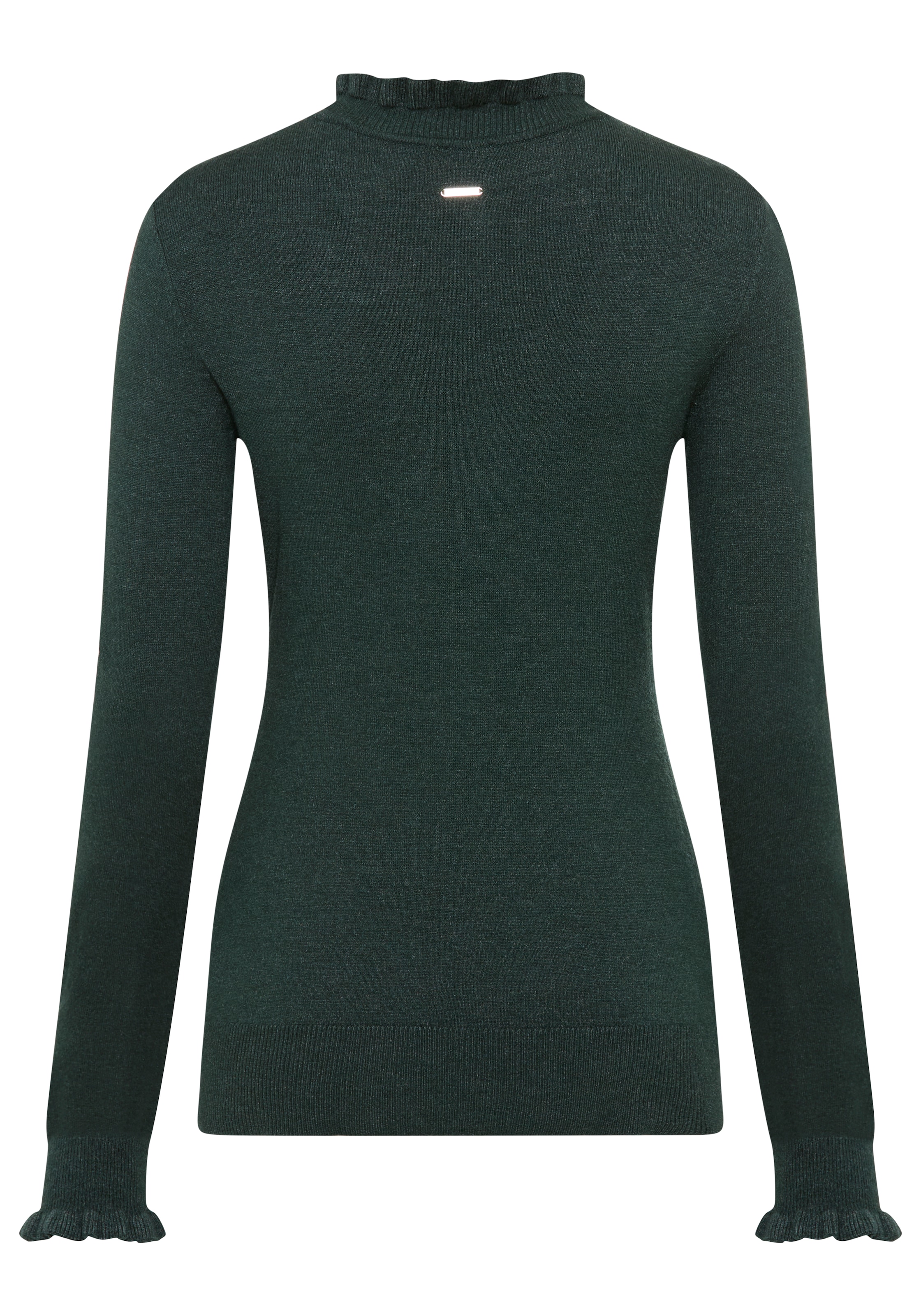 Laura Scott Stehkragenpullover, mit süßem Volant-Ausschnitt - NEUE KOLLEKTION