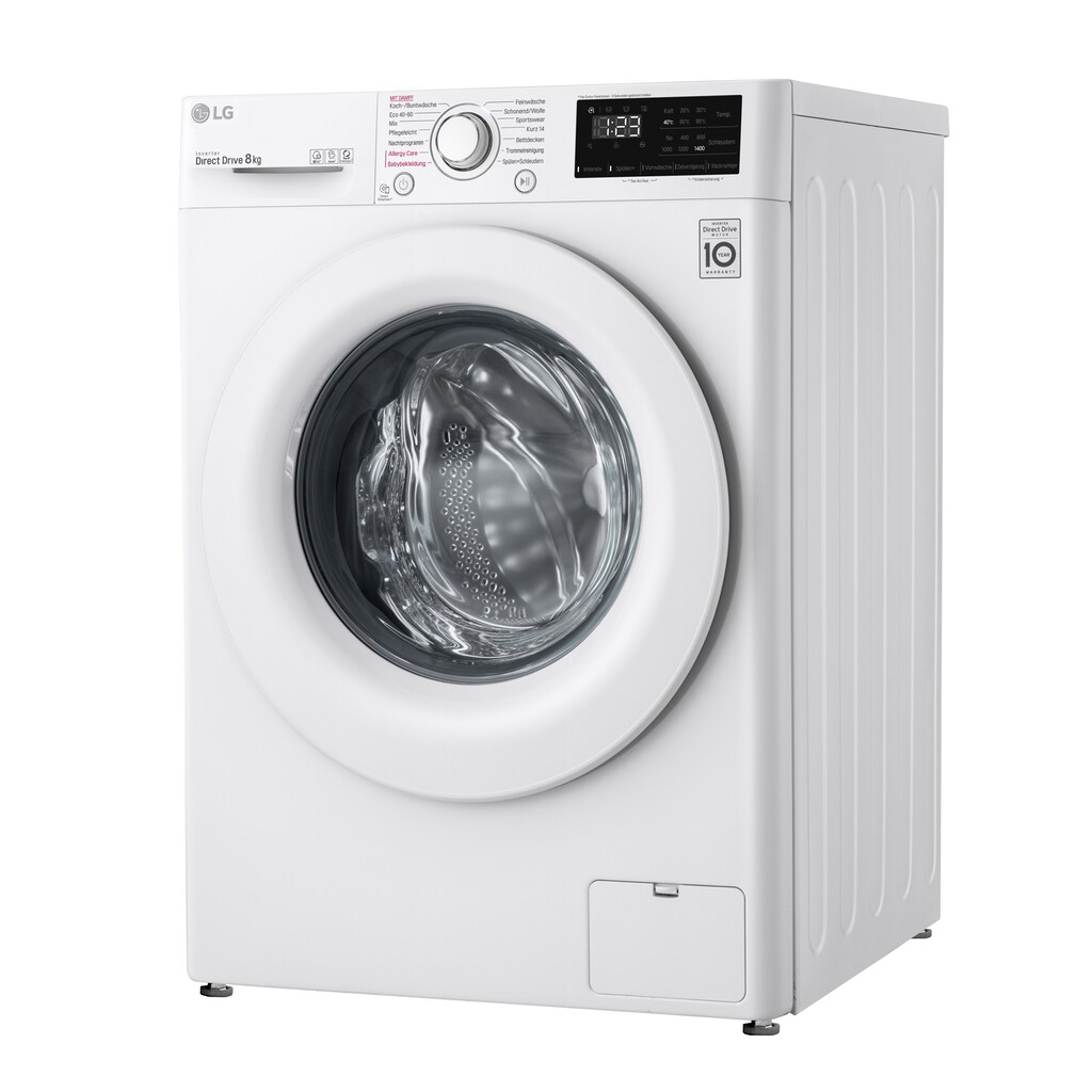 LG Waschmaschine, F4WV308S0, 8 kg, 1400 U/min