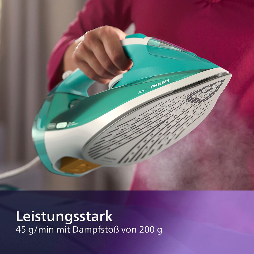 Philips Dampfbügeleisen »GC4537/70 Azur«, 2400 W