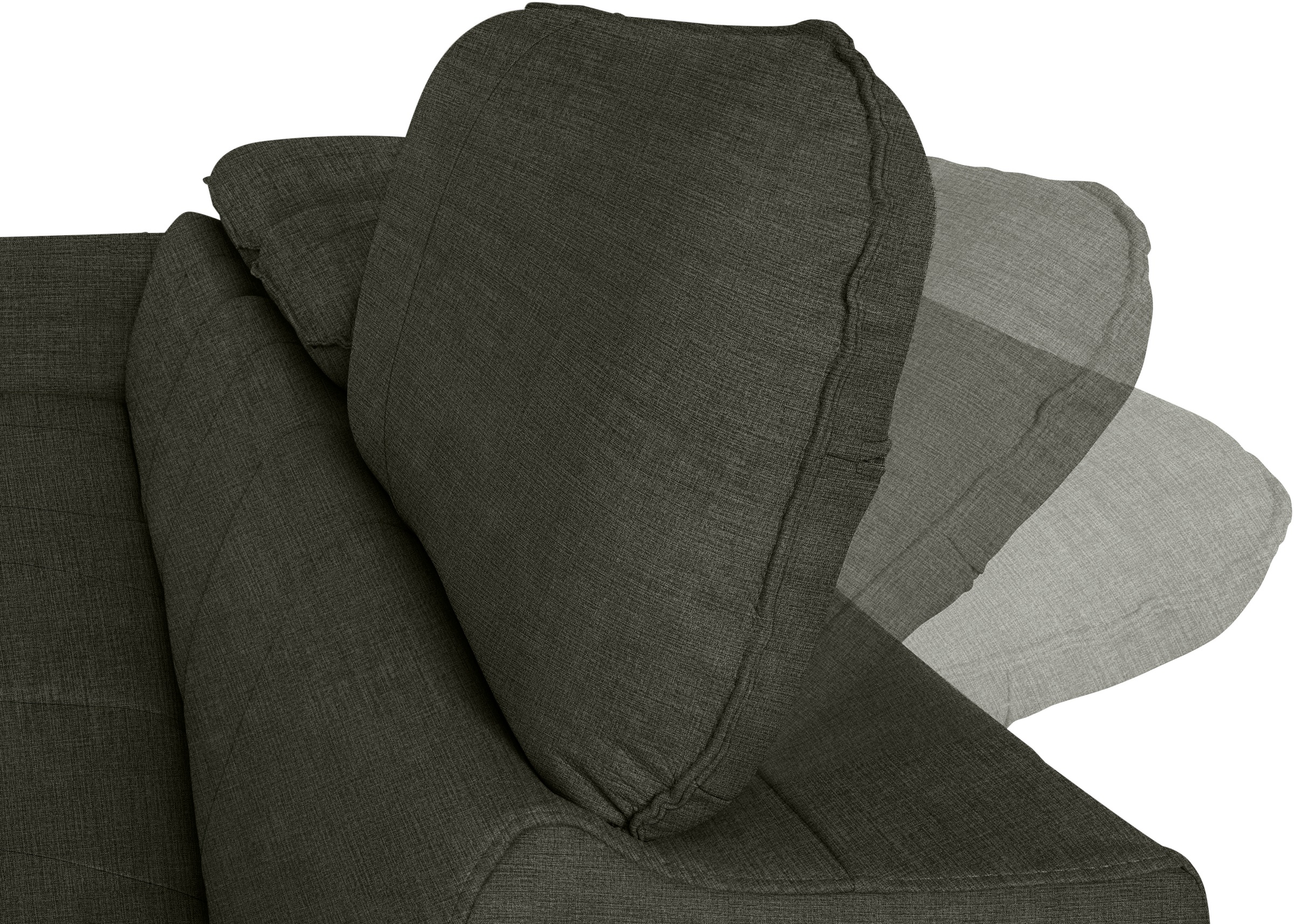 COTTA Ecksofa Driver, mit Kopfteilverstellung, wahlweise mit Bettfunktion