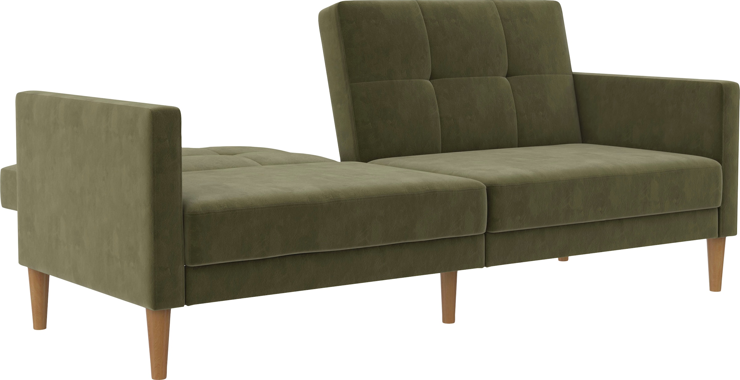 Dorel Home 3-Sitzer »Lilly«, Bett-Funktion, Rückenlehne 3-fach verstellbar, Sitzhöhe 43 cm
