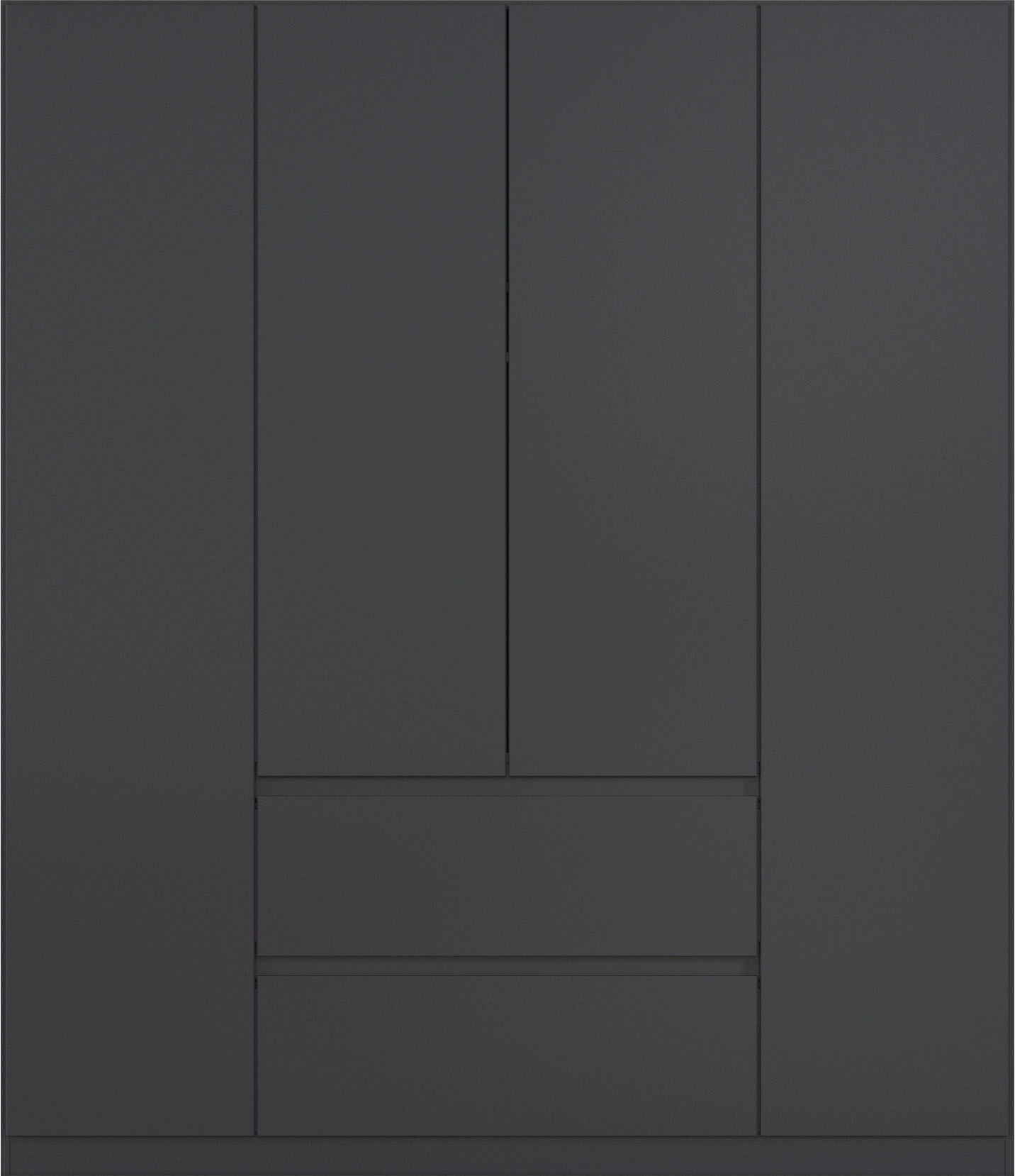 rauch Drehtürenschrank »Kleiderschrank Schrank Garderobe Garderobenschrank MAINZ«, grifflose Front, Außentüren mit Push-to-Open Funktion MADE IN GERMANY