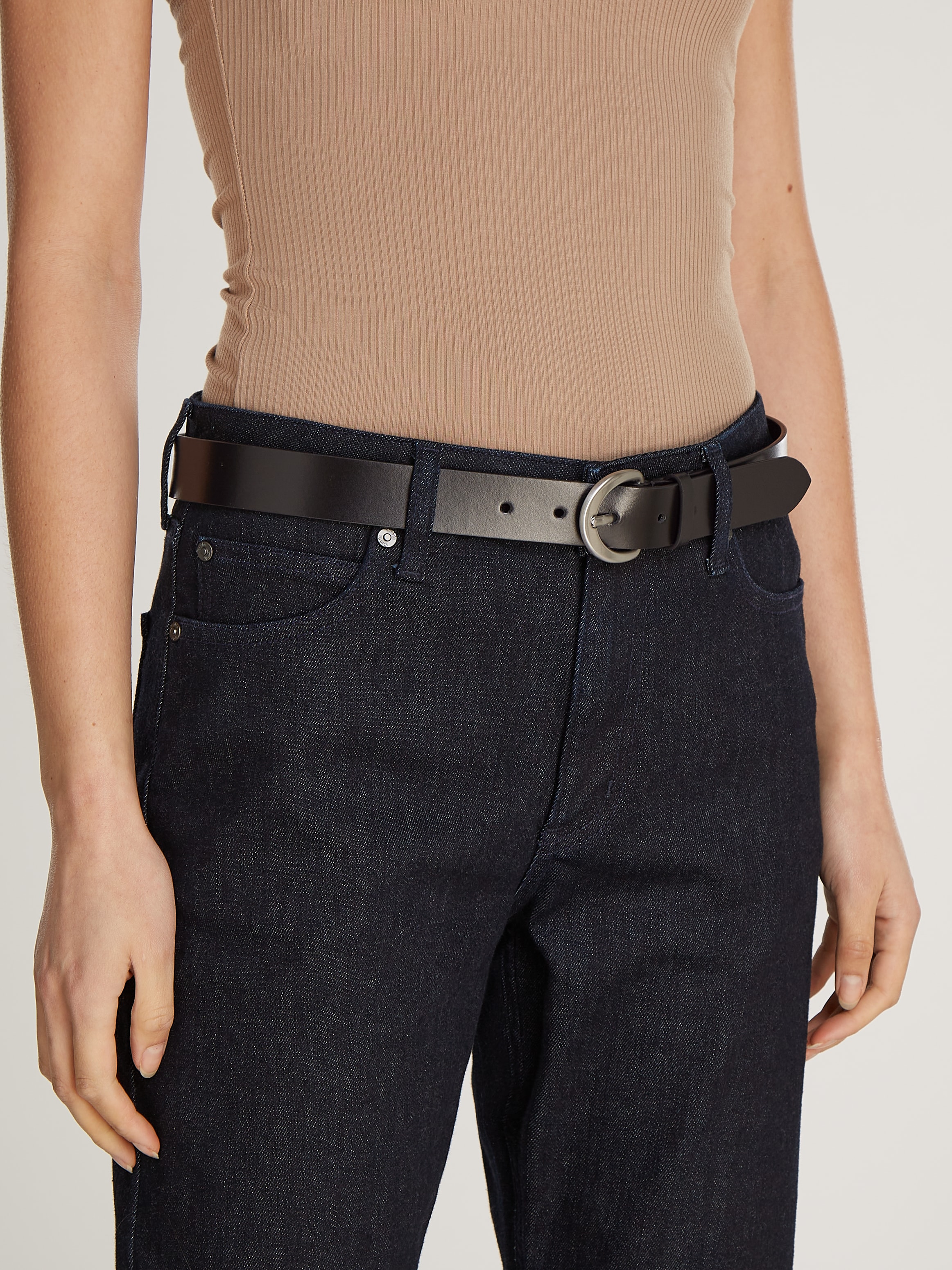 Calvin Klein Jeans Ledergürtel »CLASSIC PIN BUCKLE 30MM«, mit Logoprägung