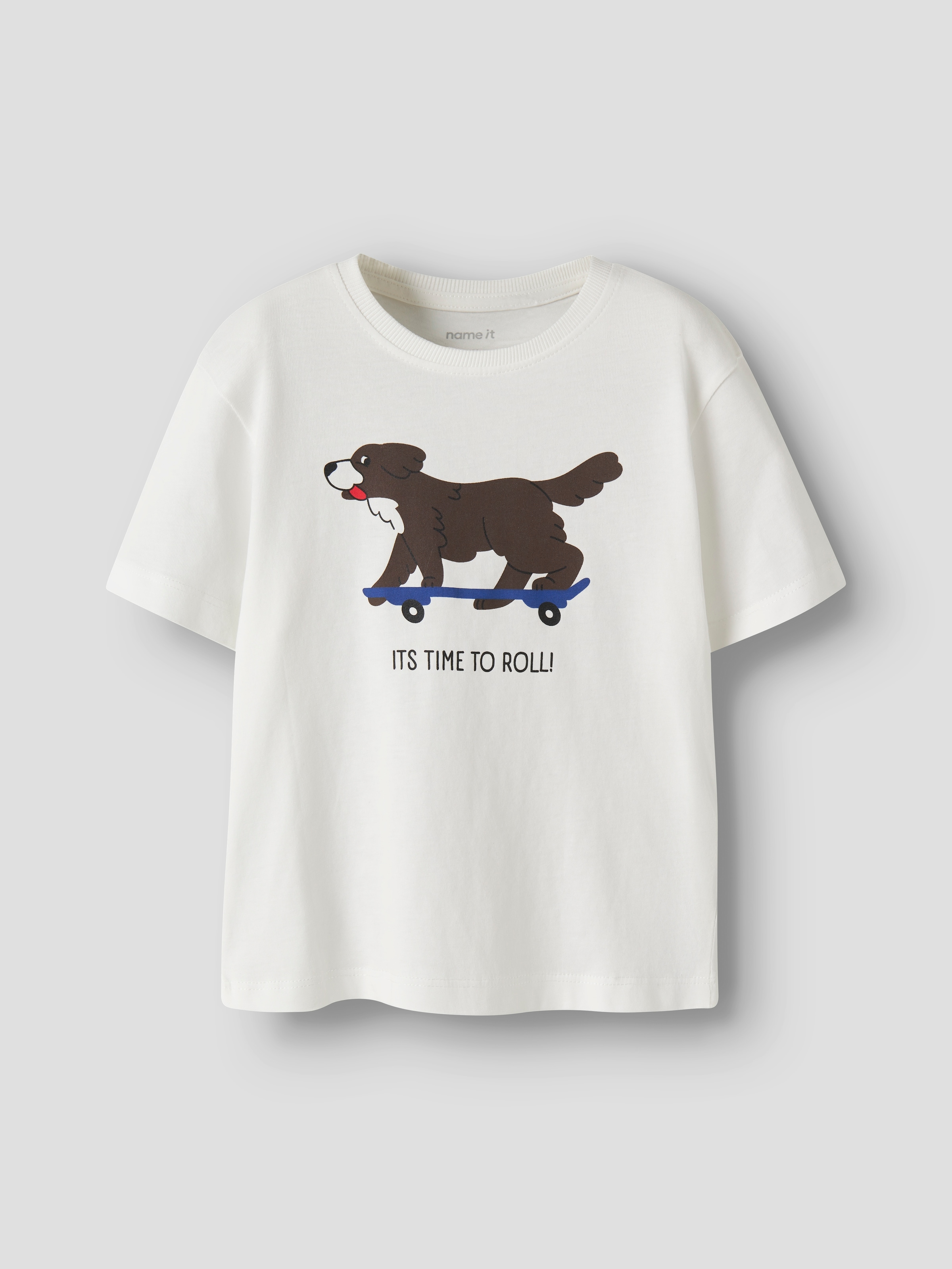 Name It Rundhalsshirt »NMMKASIL SS NREG TOP PB« Baumwolle, regular fit