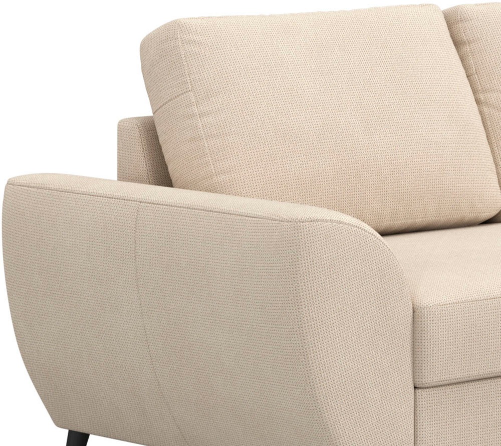 COTTA Ecksofa »Terra L-Form, Breite 255 cm« wahlweise mit Schlaffunktion
