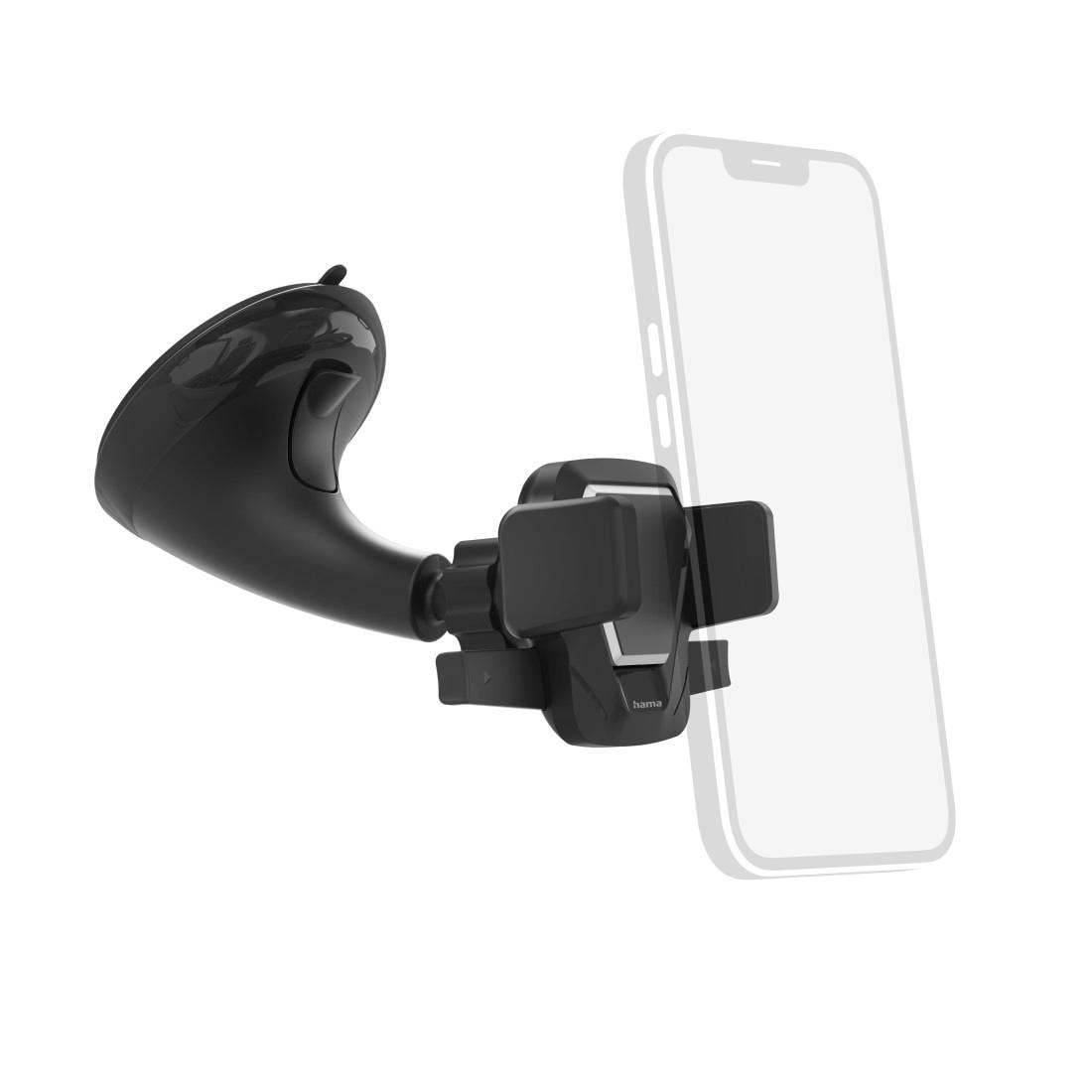 Hama Smartphone-Halterung »Auto Handyhalterung Easy Snap mit Saugnapf, 360°  drehbar, universal« ➥ 3 Jahre XXL Garantie
