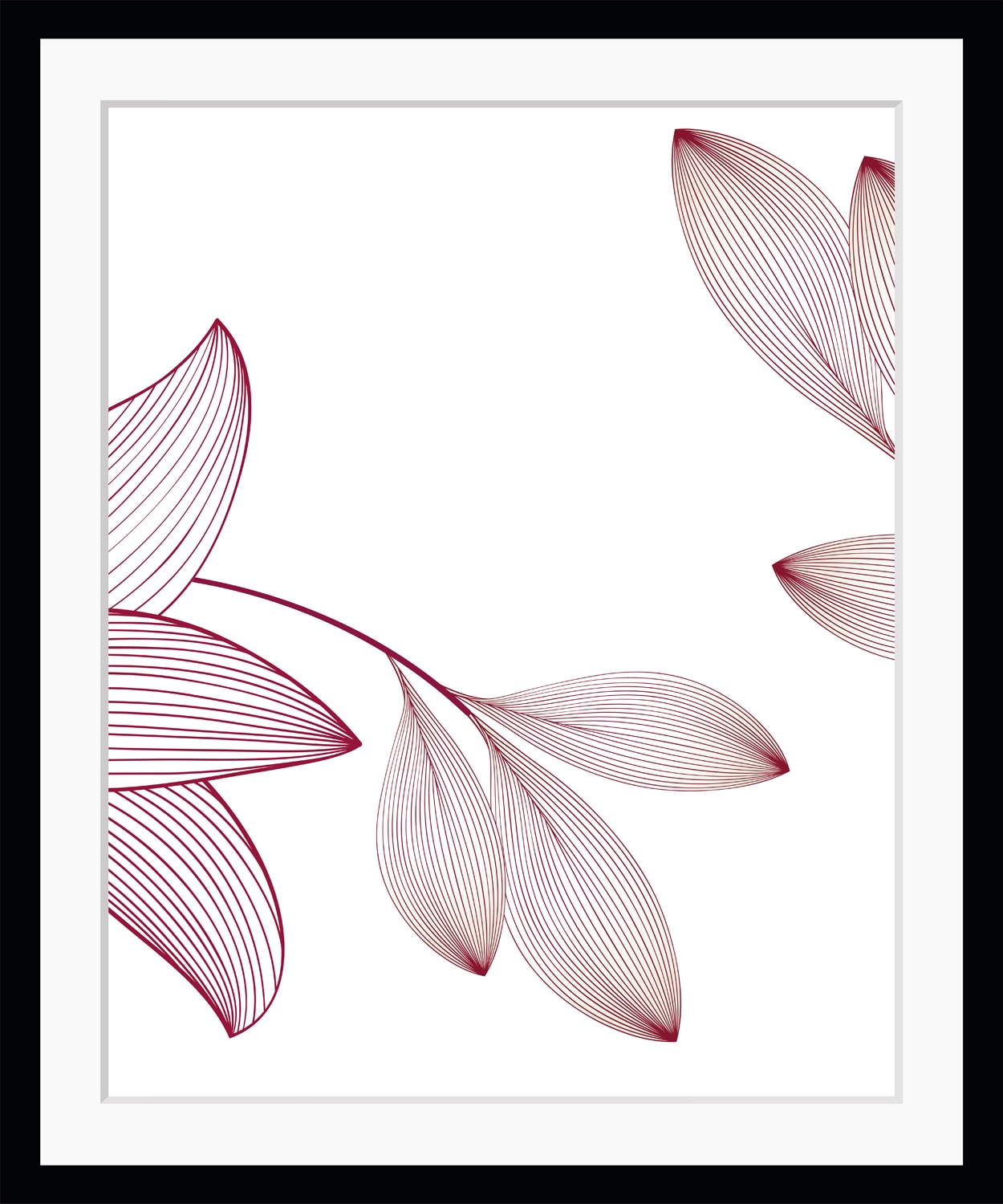 queence Bild »Imsa« Blumen | Blumenbilder | Kunst Set,  gerahmt, Blumen