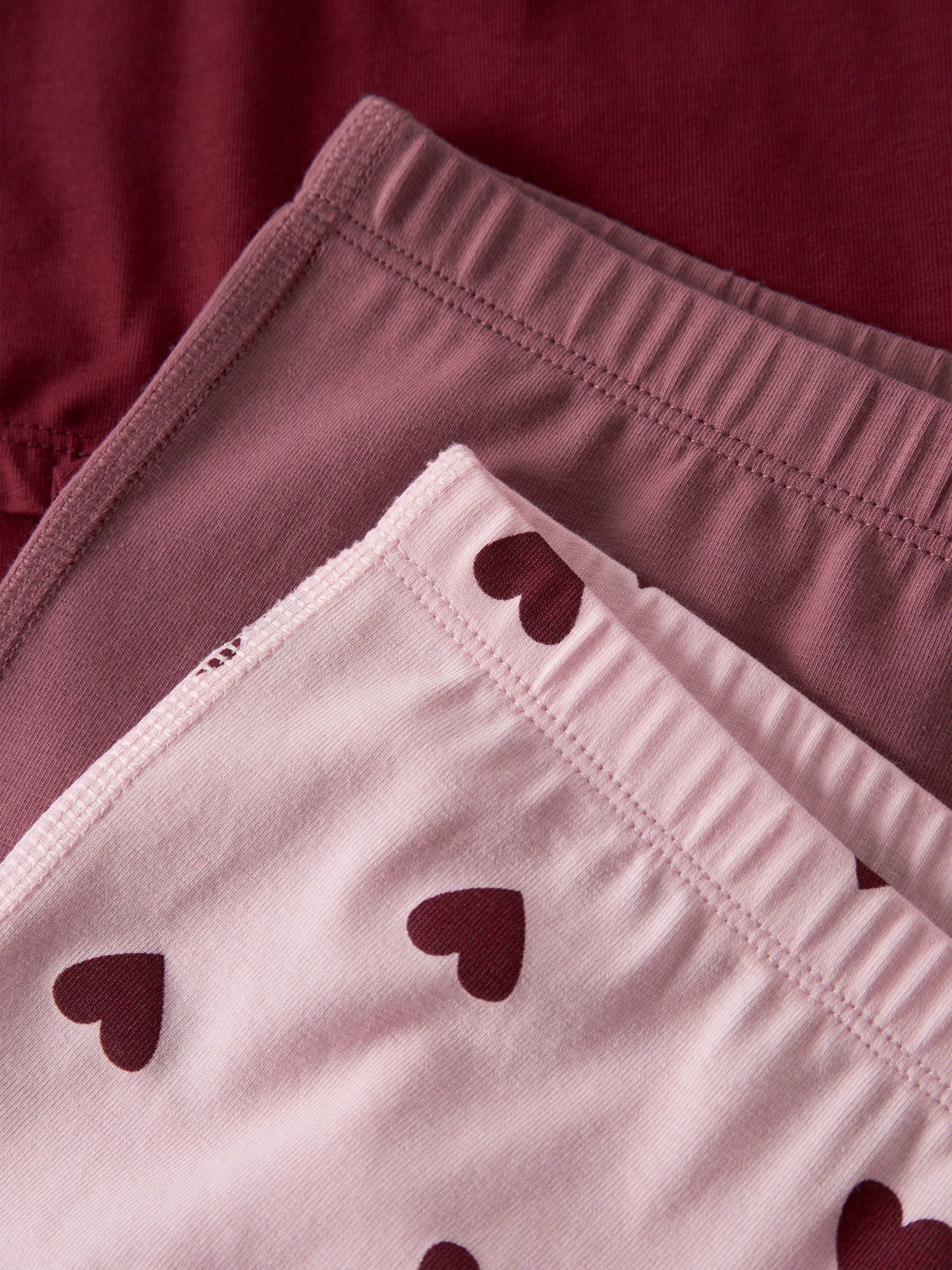 Name It Hipster »NMFTIGHTS 3P CUTIE HEART NOOS« Packung, 3 Stk. Baumwollmischung, uni und bedruckt im Set