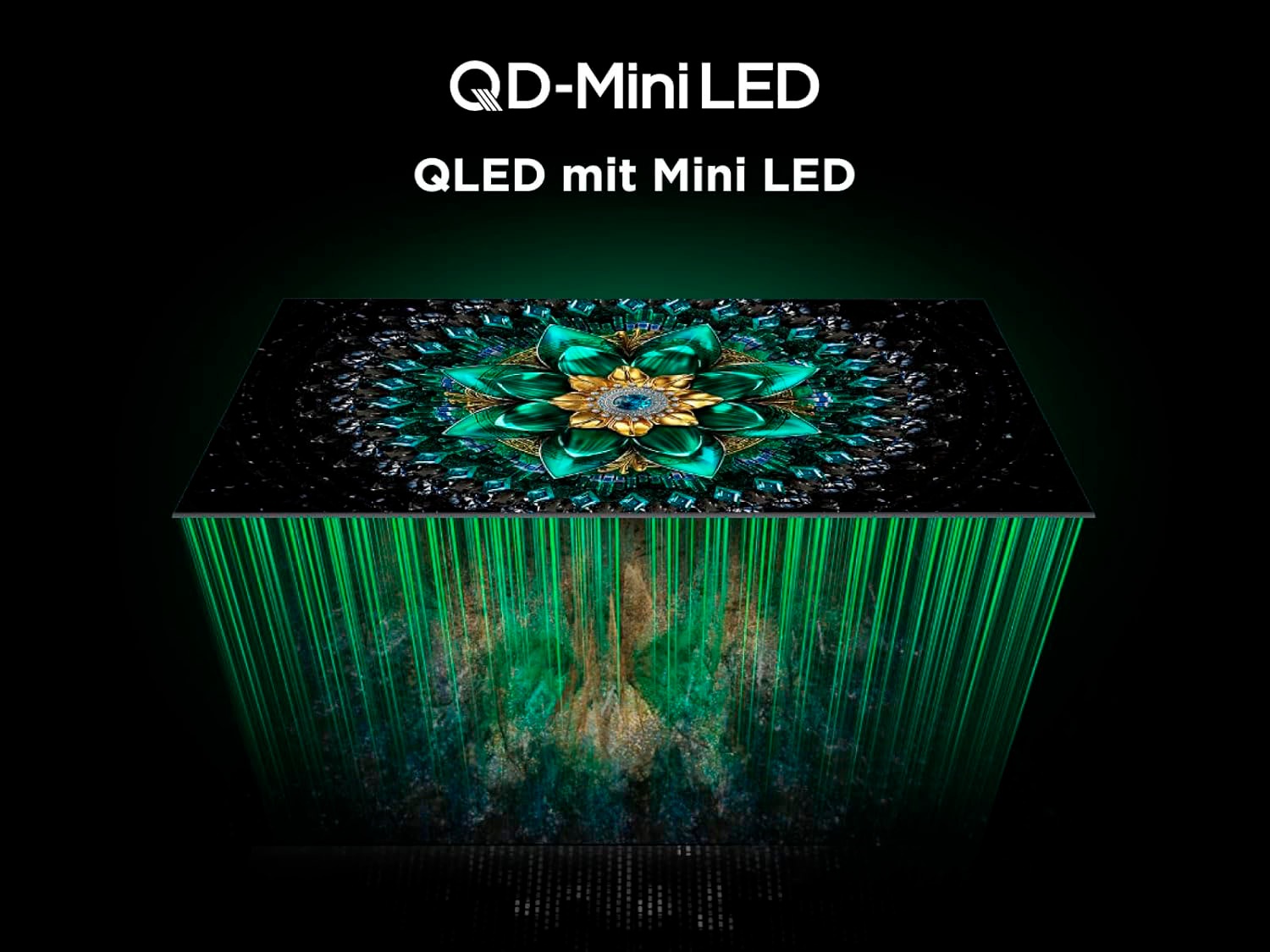 TCL QLED Mini LED-Fernseher »55Q6CX1«, Smart-TV-Google TV, 144 Hz, 4K HDR Premium, Smart TV, Apple TV, Multi-HDR und Dolby Vision