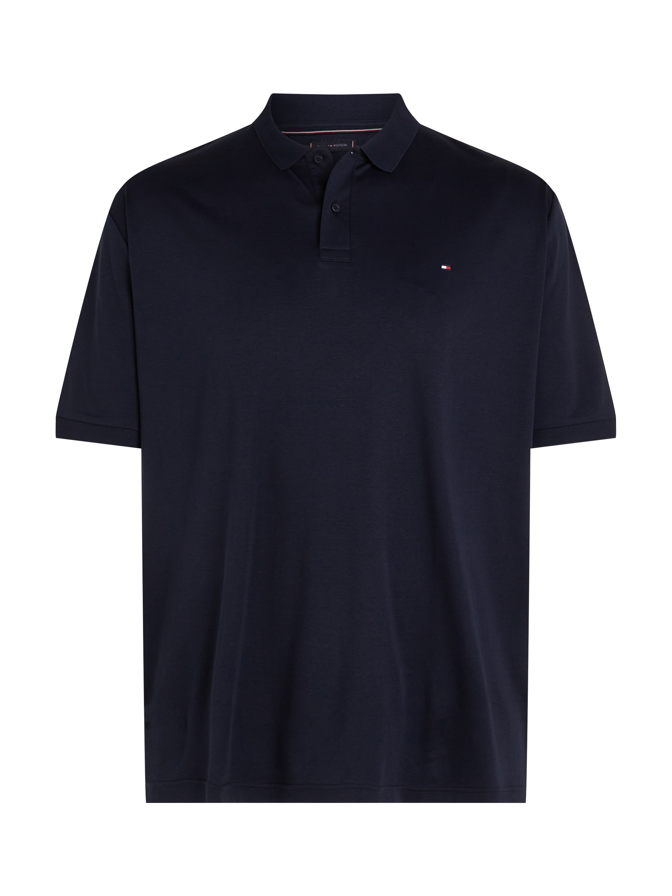 Tommy Hilfiger Big & Tall Poloshirt »BT-LIQUID COTTON ESSENTIAL POL-B«, in Großen Größen, Logostickerei