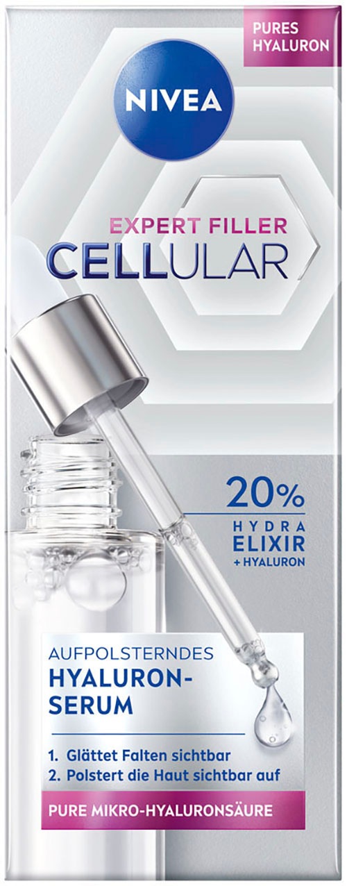 Nivea Gesichtsserum »CELLULAR Expert Filler Hyaluron Replumping Serum«