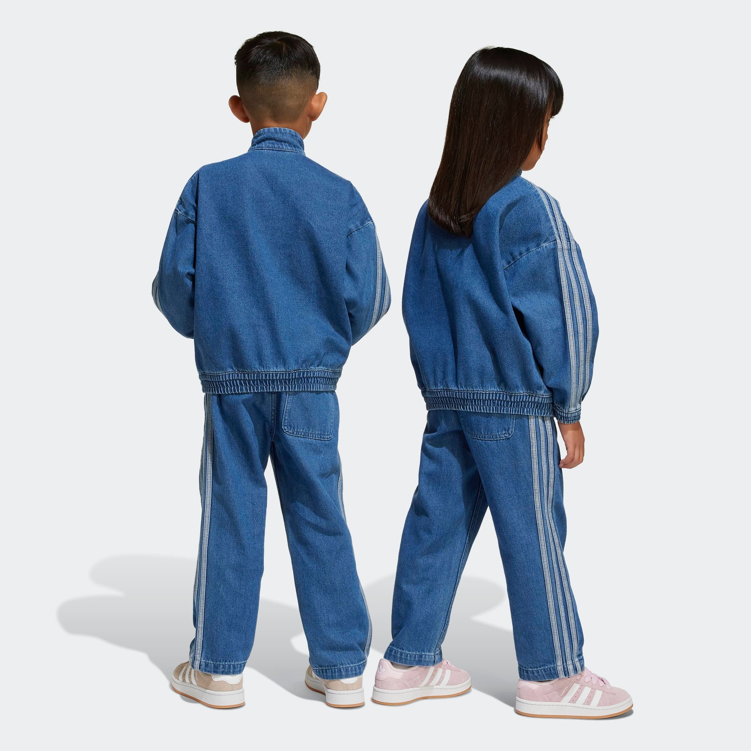 adidas Originals Trainingsanzug »DENIM SET« 2 Stk. für Kinder, zweiteiliges Set, aus Baumwolle