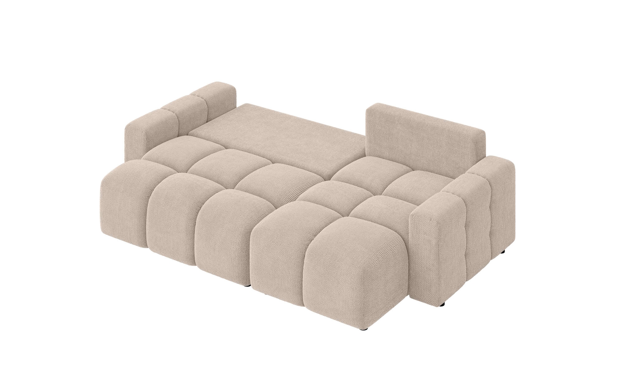 INOSIGN Ecksofa »FELICI, Schlafsofa 233cm, L-Form mit Recamiere beidseitig montierbar«, Designsofa mit Bettfunktion und Bettkasten, Maße B/T/H: 233/142/88 cm