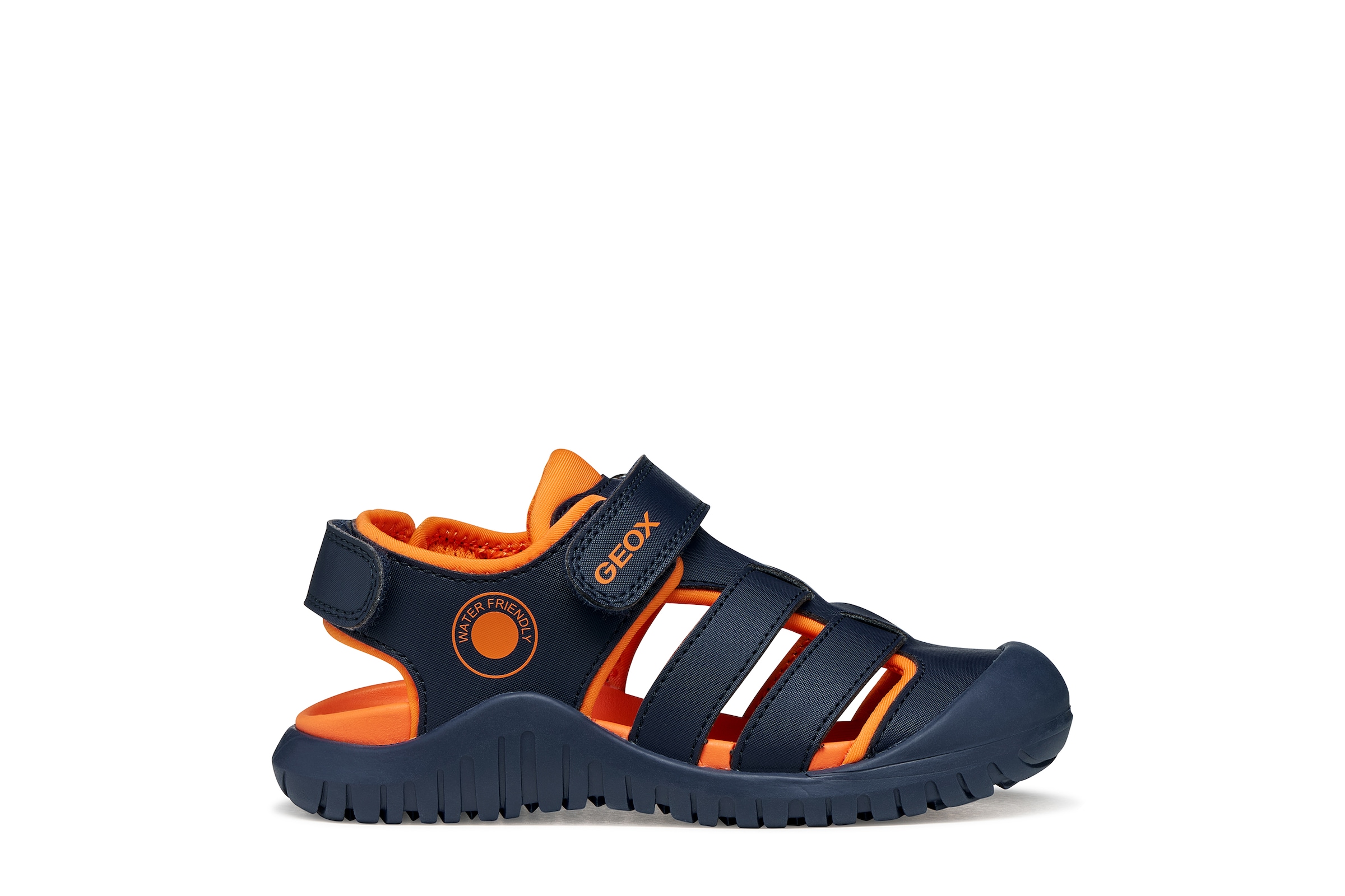 Geox Sandale »J S. FUSBETTO PRO BO«  Kinderschuh mit Zehenschutz, Größenschablone zum Download