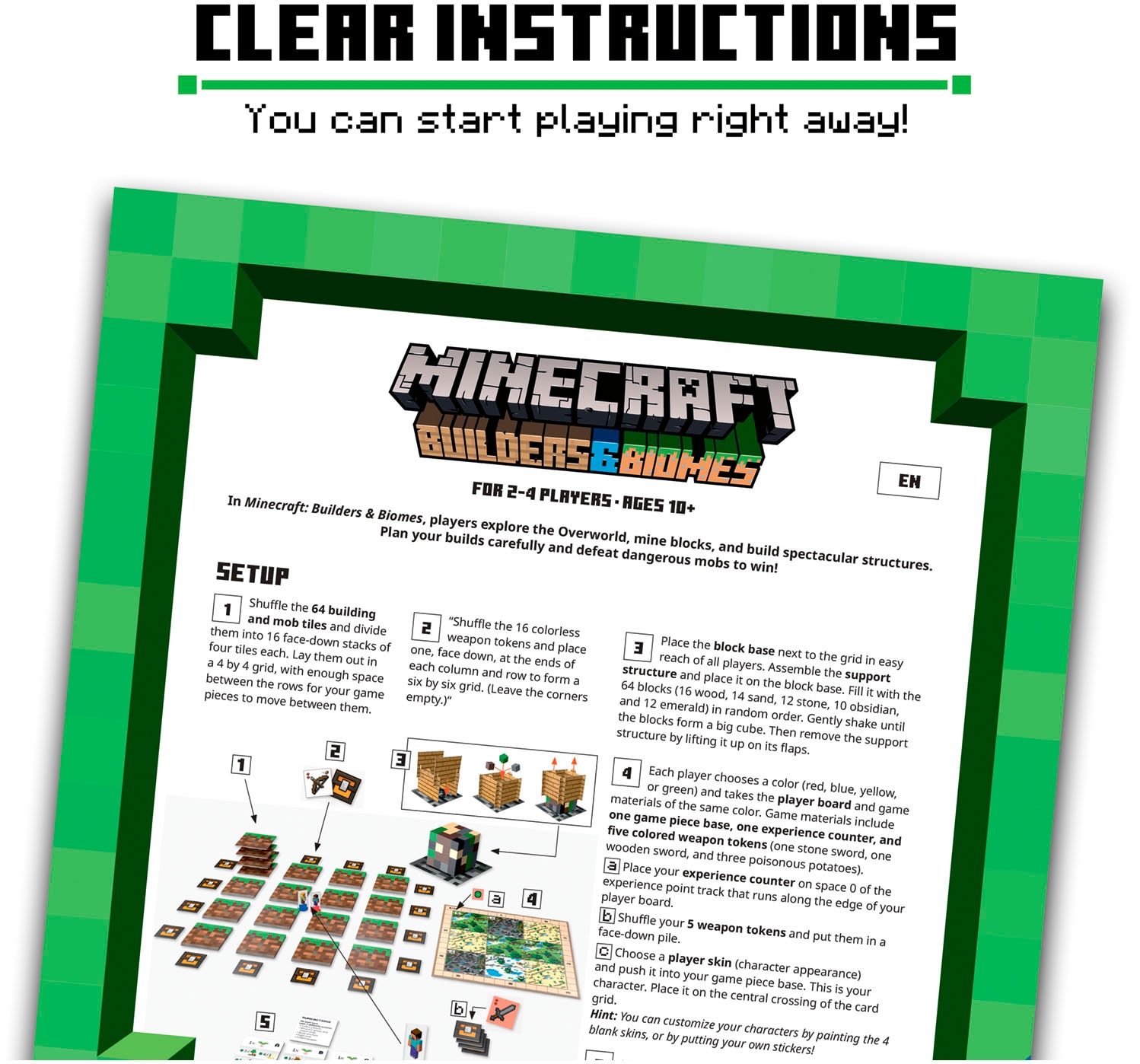Ravensburger Spiel »Minecraft: Builders & Biomes« Made in Europe