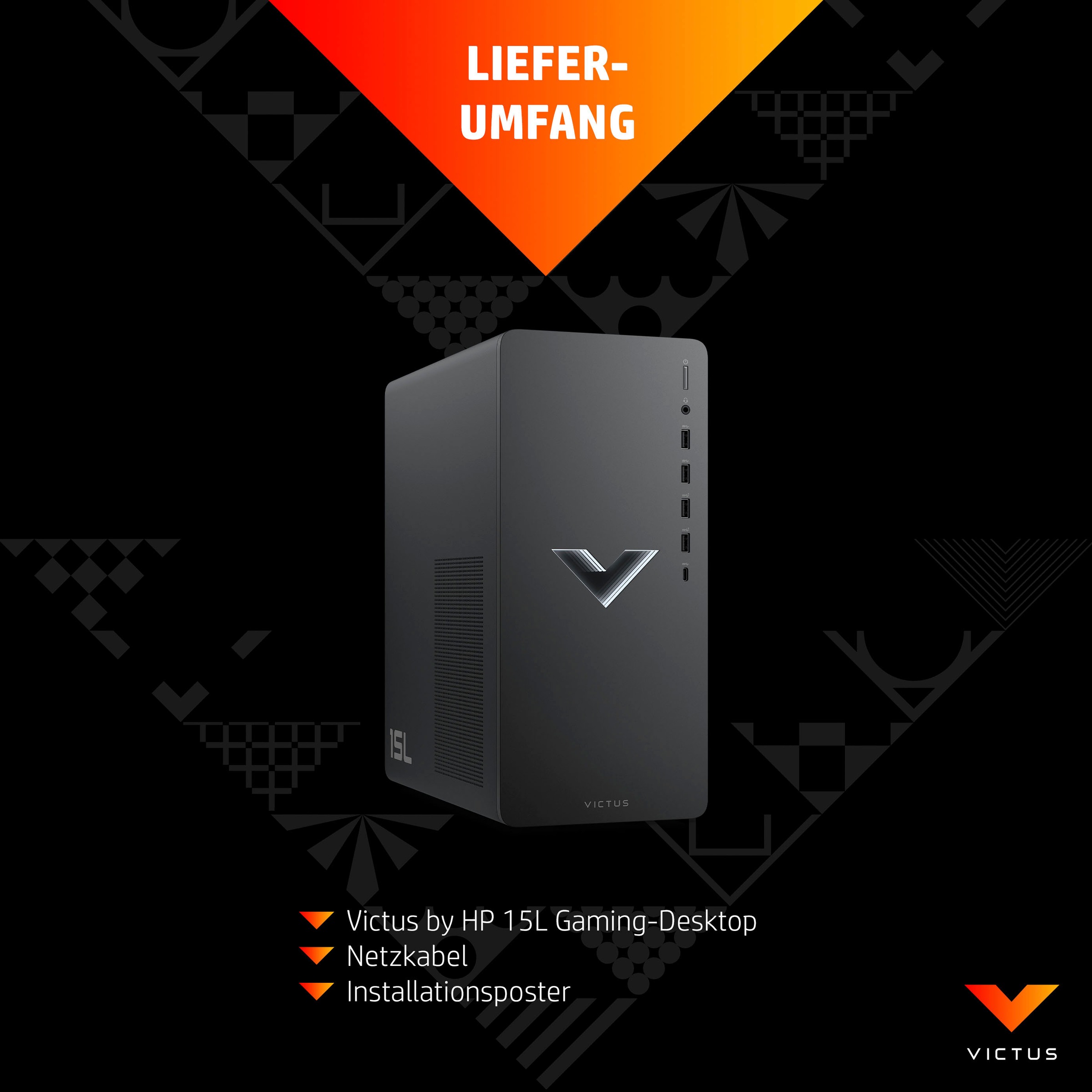 HP Gaming-PC »Victus Garantie | 3 TG02-1212ng« ➥ Jahre XXL UNIVERSAL
