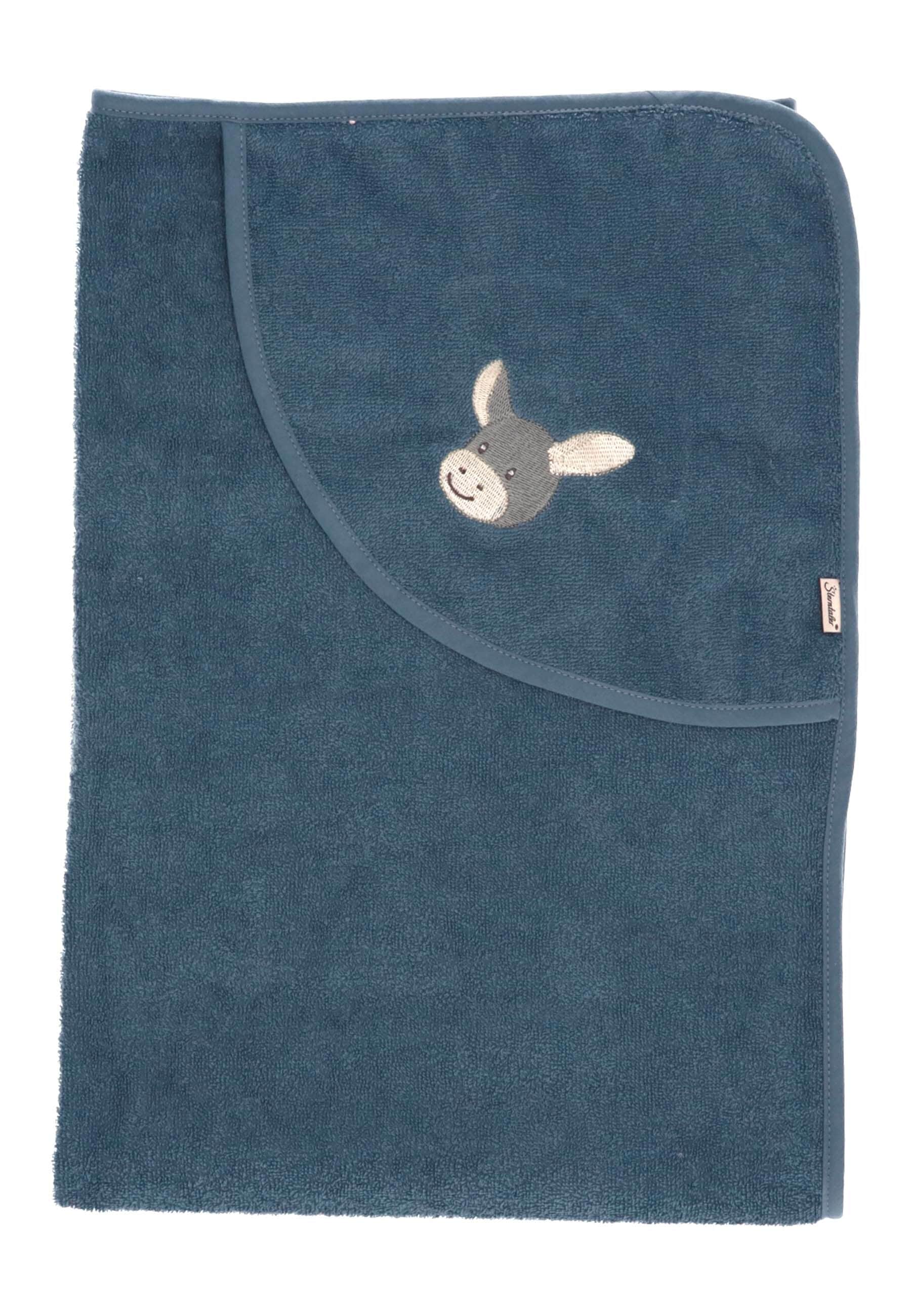 Sterntaler® Kapuzenhandtuch »GOTS Kapuzenbadetuch 100 x 100 cm Emmi«
