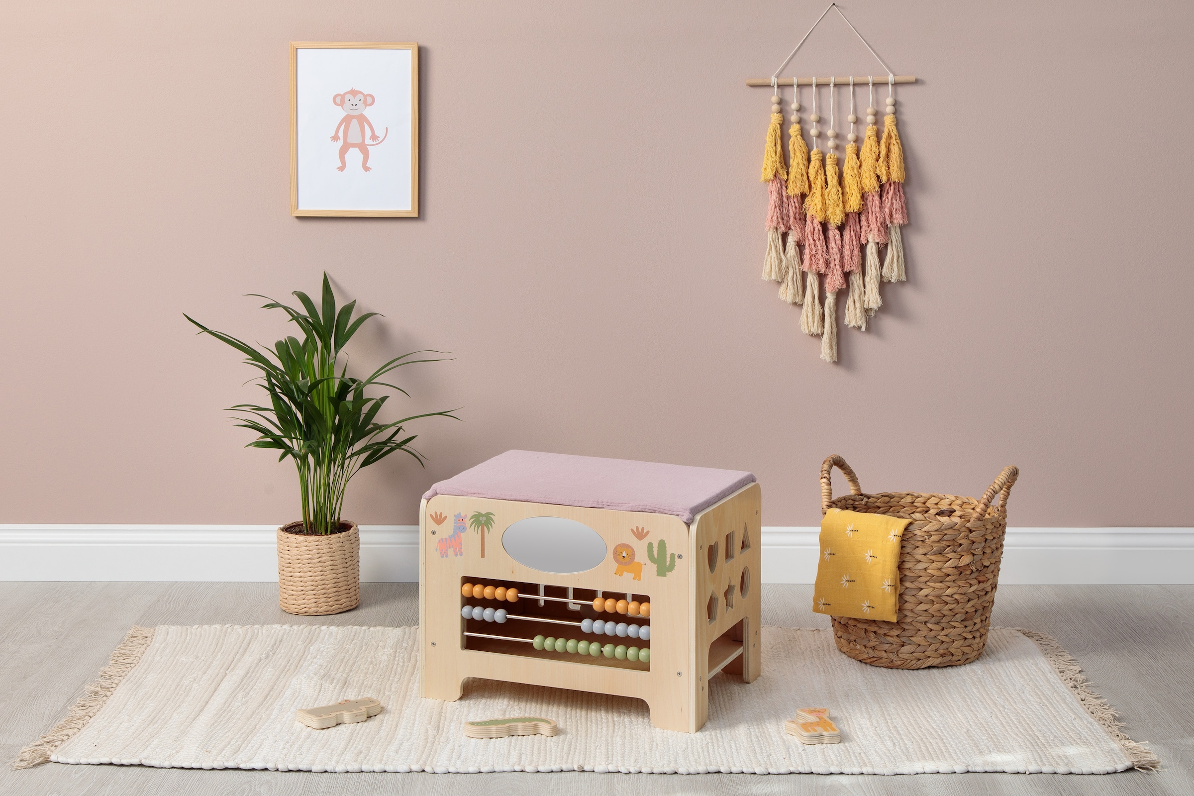 MUSTERKIND® Spielcenter »Motorik-Center Abelia, Safari«, aus Holz