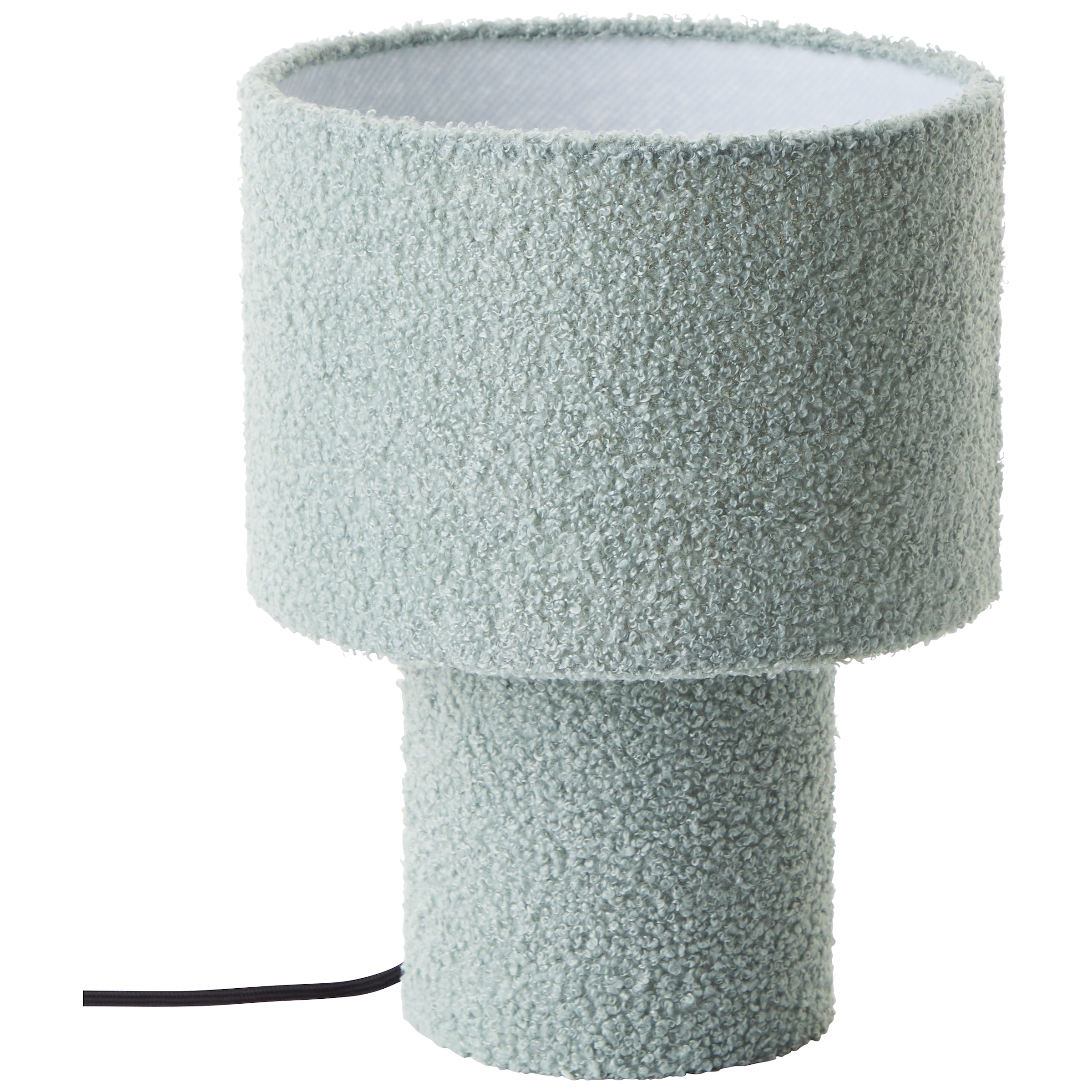Brilliant Tischleuchte »Teddy«, 1 flammig, Leuchtmittel E27 | ohne Leuchtmittel, flauschiger Teddystoff, 30 x 23 cm, E27, Textil