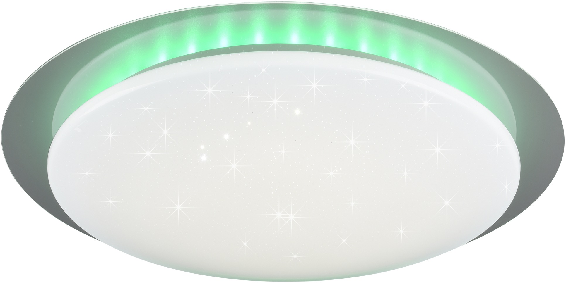 Deckenlampe Ø 2700 online Leuchten 5500K, Dimmfunktion und mit RGB LED Starlight-Effekt von Farbwechsler, | St., Backlight, inkl. TRIO cm Deckenleuchte 72 mit »Joleen«, LED-Board, & Hauptlicht Farbtemperaturstuerung kaufen – 1 Fernbedienung