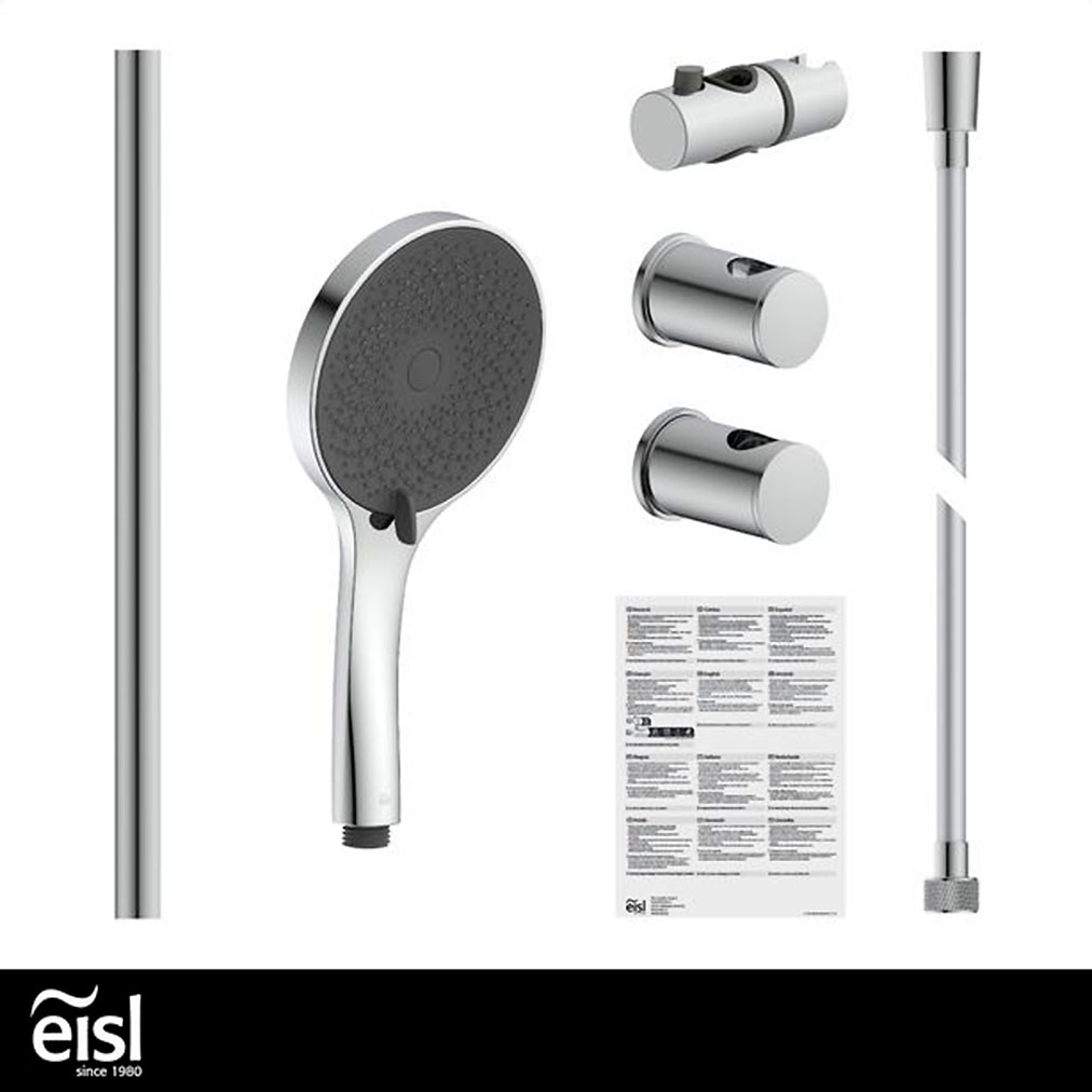 Eisl Stangenbrause-Set »GRANDE VITA«, (1 tlg.), Höhenverstellbar / 3-fach verstellbar / Antikalk / wassersparend