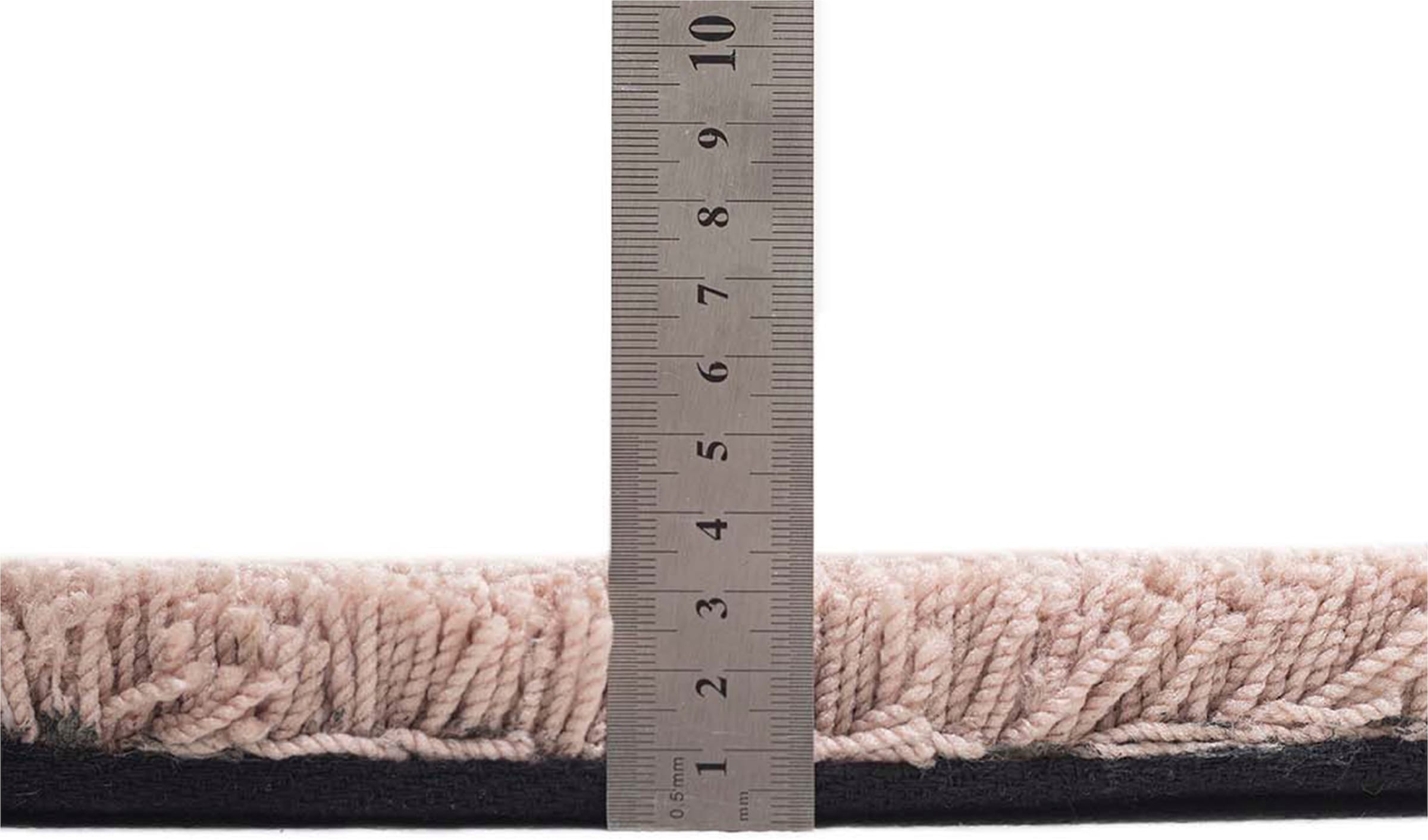 TOM TAILOR HOME Hochflor-Teppich »Shaggy Teppich Cozy«, rund, 25 mm Höhe, Uni Farben, auch in Pastell Farben, weich & kuschelig