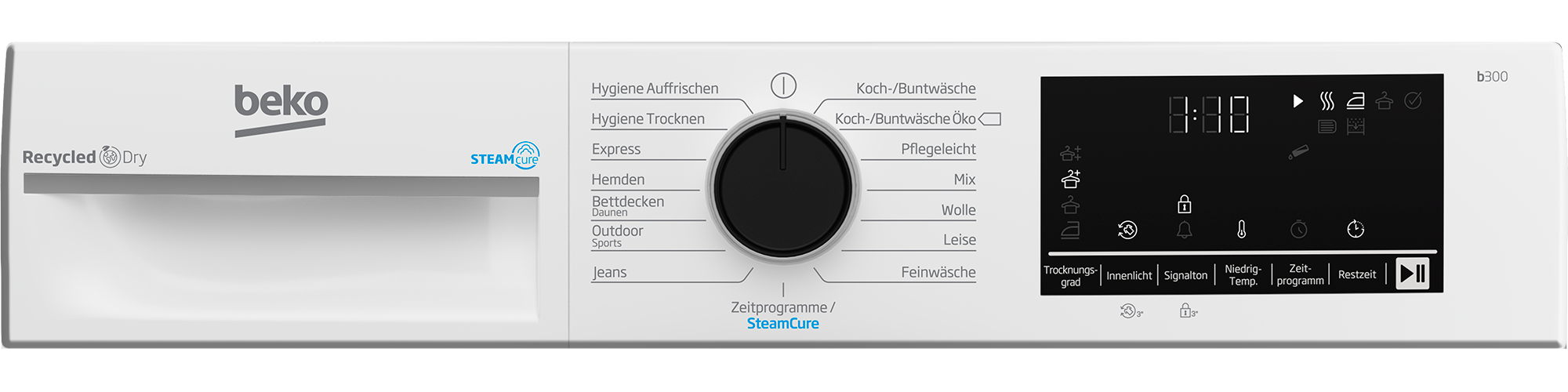 BEKO Kondenstrockner »B3T4224SD«, 8 kg, mit Wärmepumpentechnologie