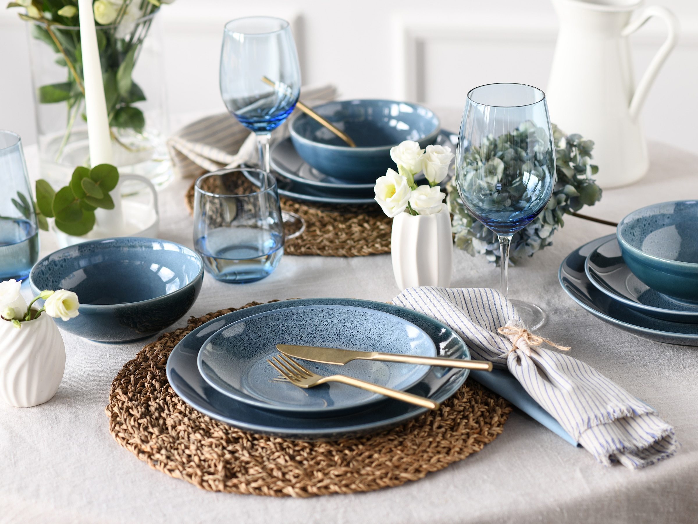 CreaTable Kombiservice »Reactive Nostalgic« Service, Jedes Stück ist ein Unikat, 16 Teile, für 4 Personen