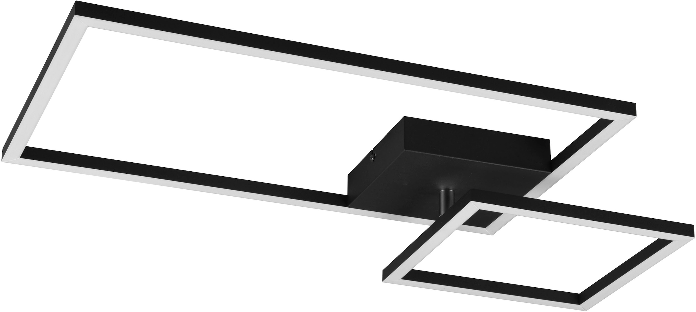 REALITY Leuchten LED Deckenleuchte »Padella«, 1 flammig, Leuchtmittel LED-Board | LED fest integriert, bewegliche LED Elemente, 4000K neutralweiß, dimmbar, 3000 Lumen