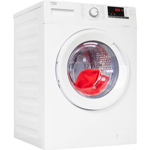 BEKO Waschmaschine »WML91433NP1«, WML91433NP1, 9 kg, 1400 U/min mit 3  Jahren XXL Garantie
