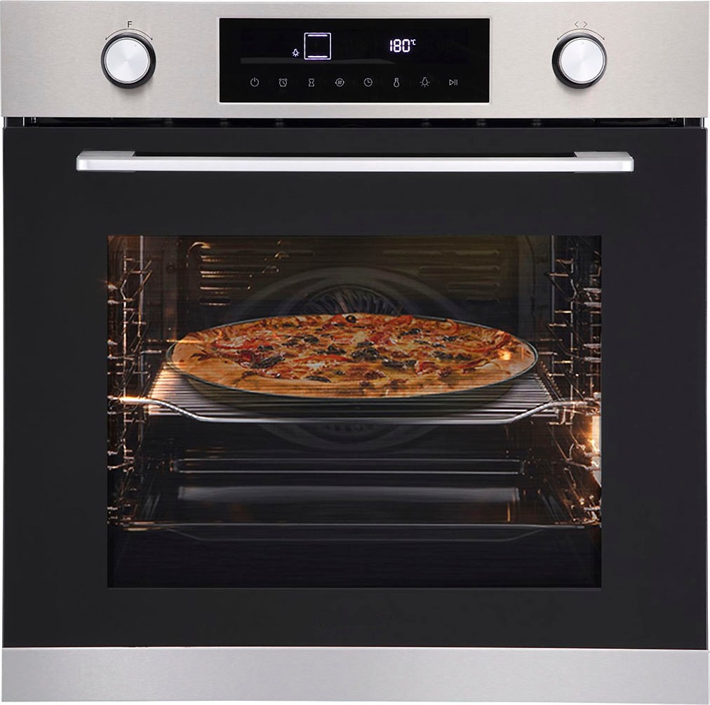 Hanseatic Einbaubackofen »HBO7212A1« mit Aqua-Reinigungsfunktion Auftaufunktion: Bereits zubereitete Gerichte werden schonend aufgetaut