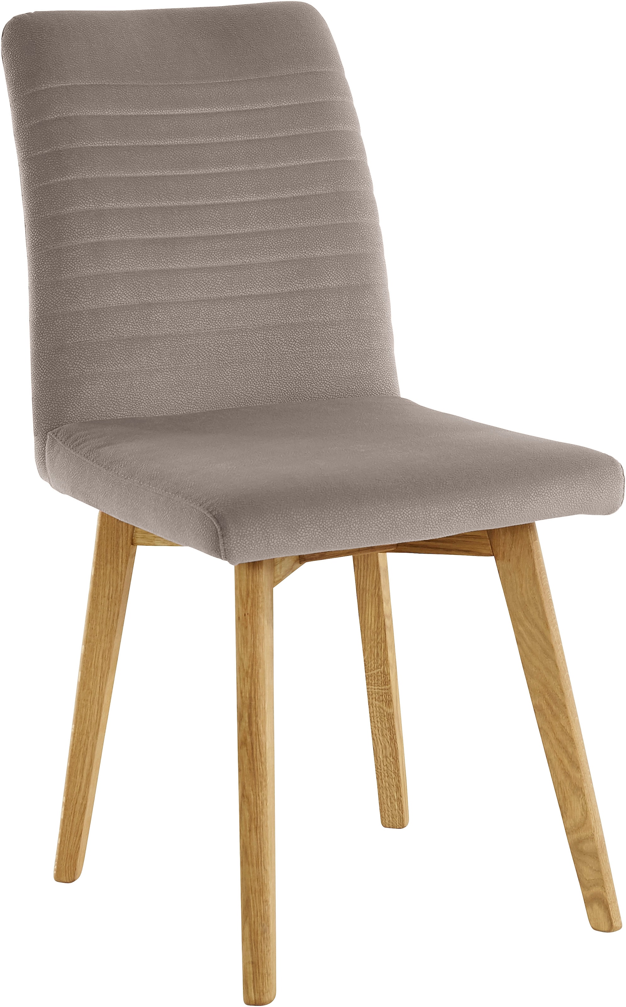 OTTO products Esszimmerstuhl »Alessja«, (Set), 2 St., Microfaser, Bezug aus Microfaser, Gestell aus Eiche Massivholz