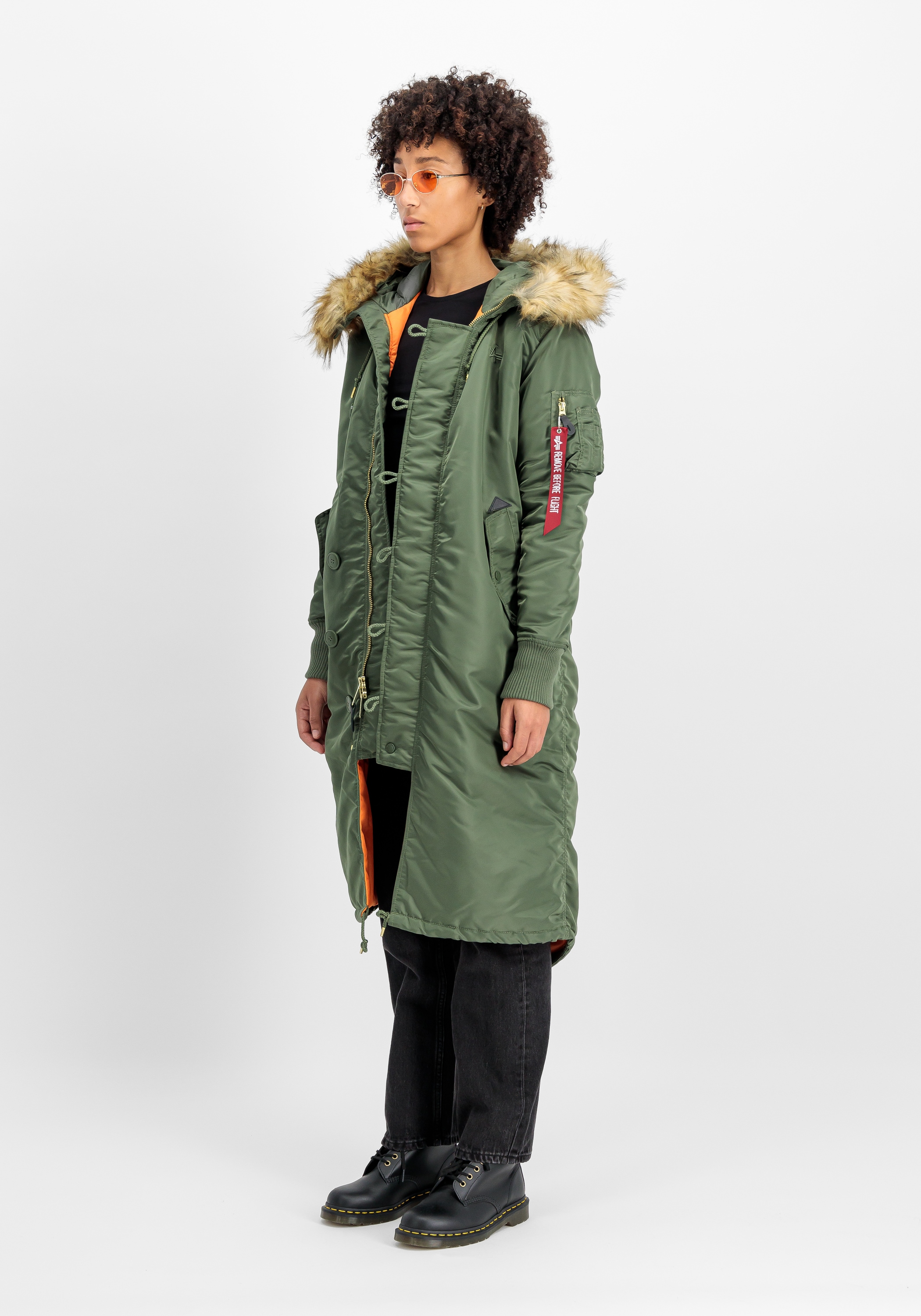 Alpha Industries Winterjacke »Alpha Industries Women - Cold Weather Jackets Long Fishtail W«