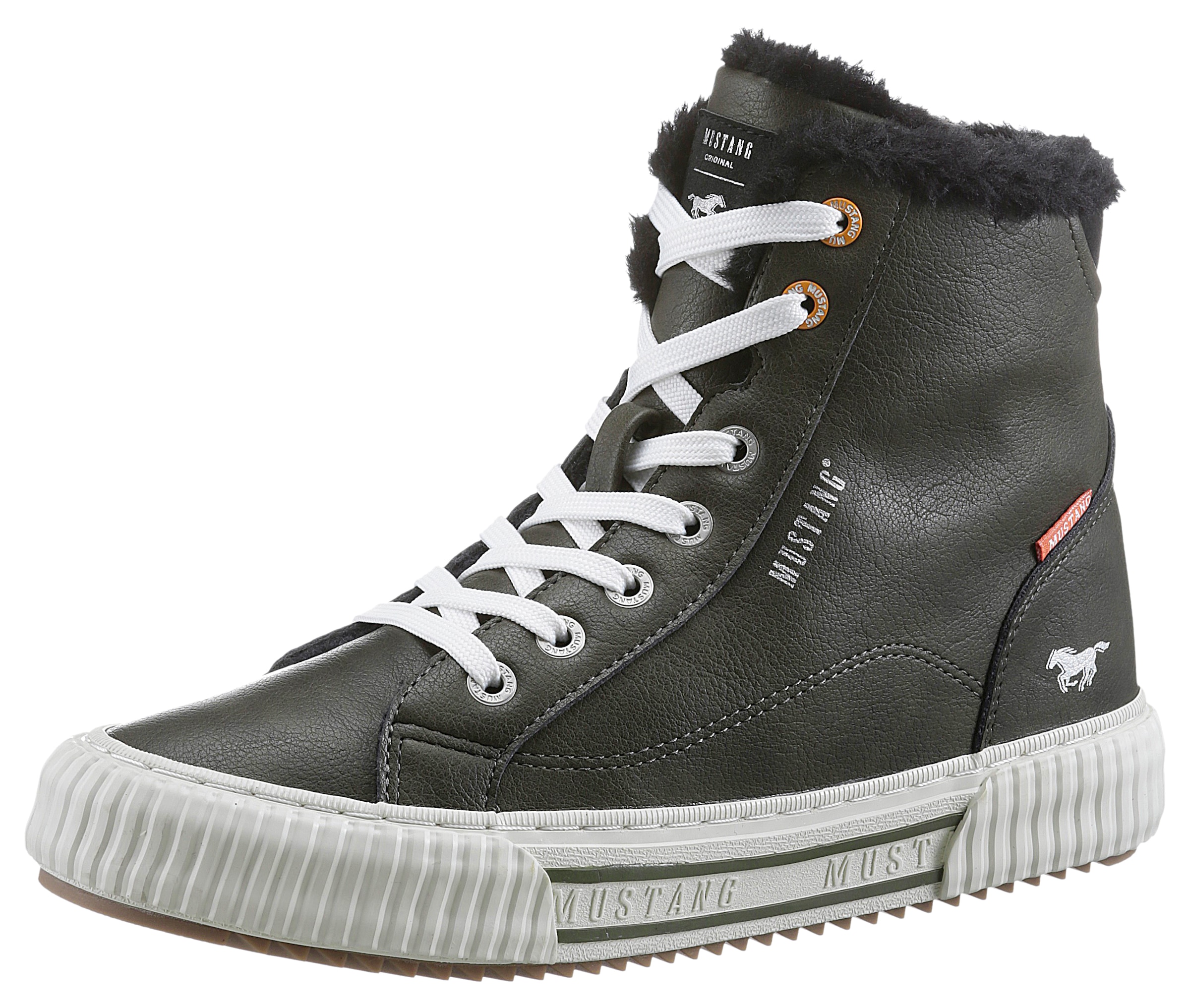 Mustang Shoes Plateausohle Winterboots, ♕ bei mit