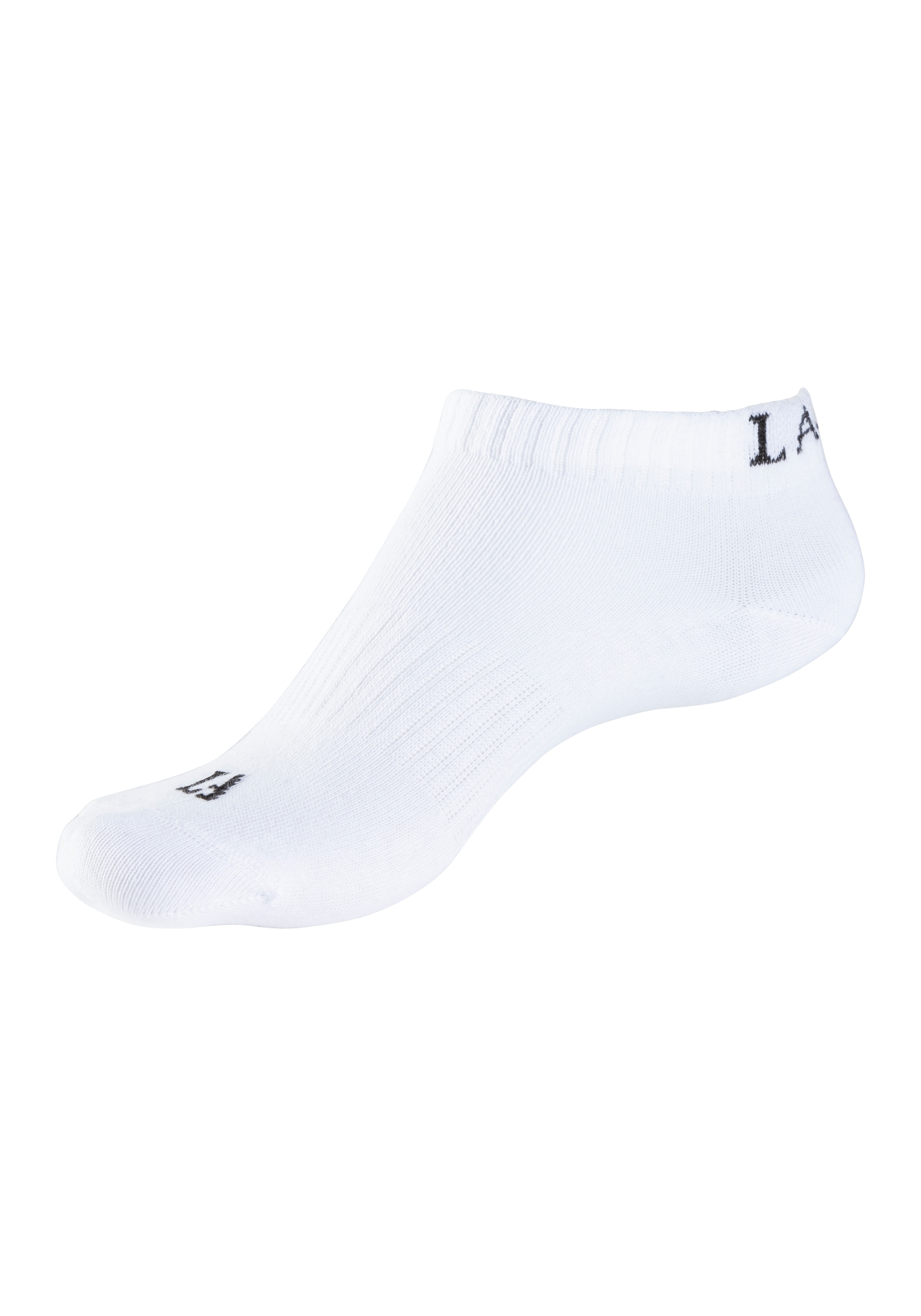 LASCANA ACTIVE Sneakersocken, (Packung, 6 Paar), mit eingestricktem Marken Logo