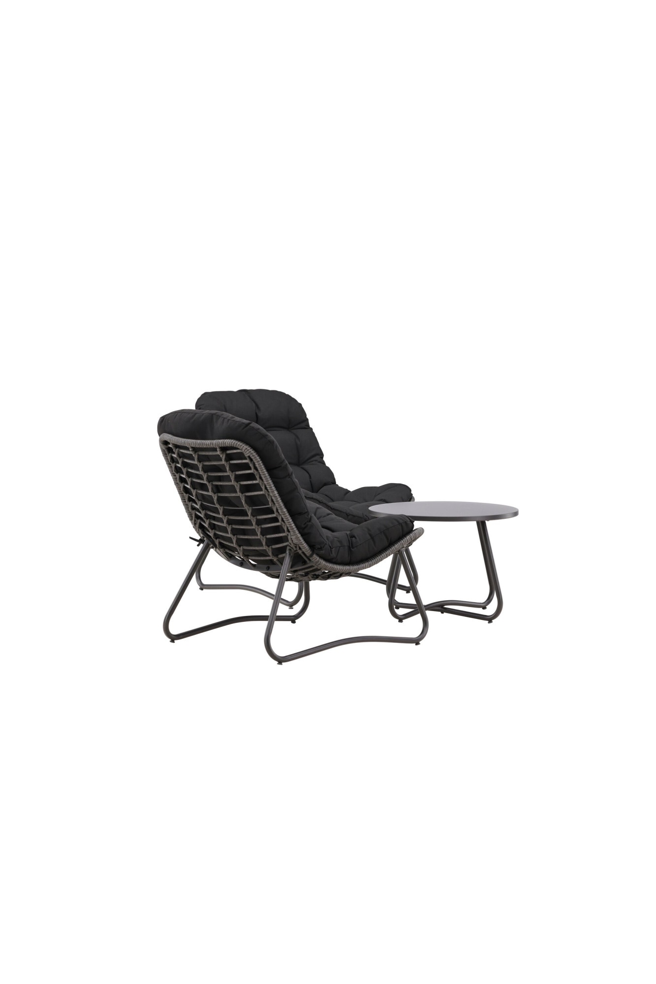 Venture Home Gartenlounge-Set »Cala, großzügiges Outdoor-Set für hohen Sitzkomfort« 3 tlg. Loungemöbel rund, Stoffbezug, angenehm, weich