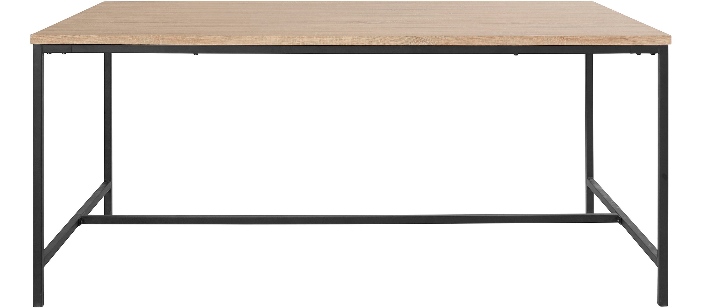 OTTO home Esstisch "Vadum" 1 Stk. tlg. mit Tischplatte in einer Holzoptik und fühlbare Struktur, Höhe 76 cm