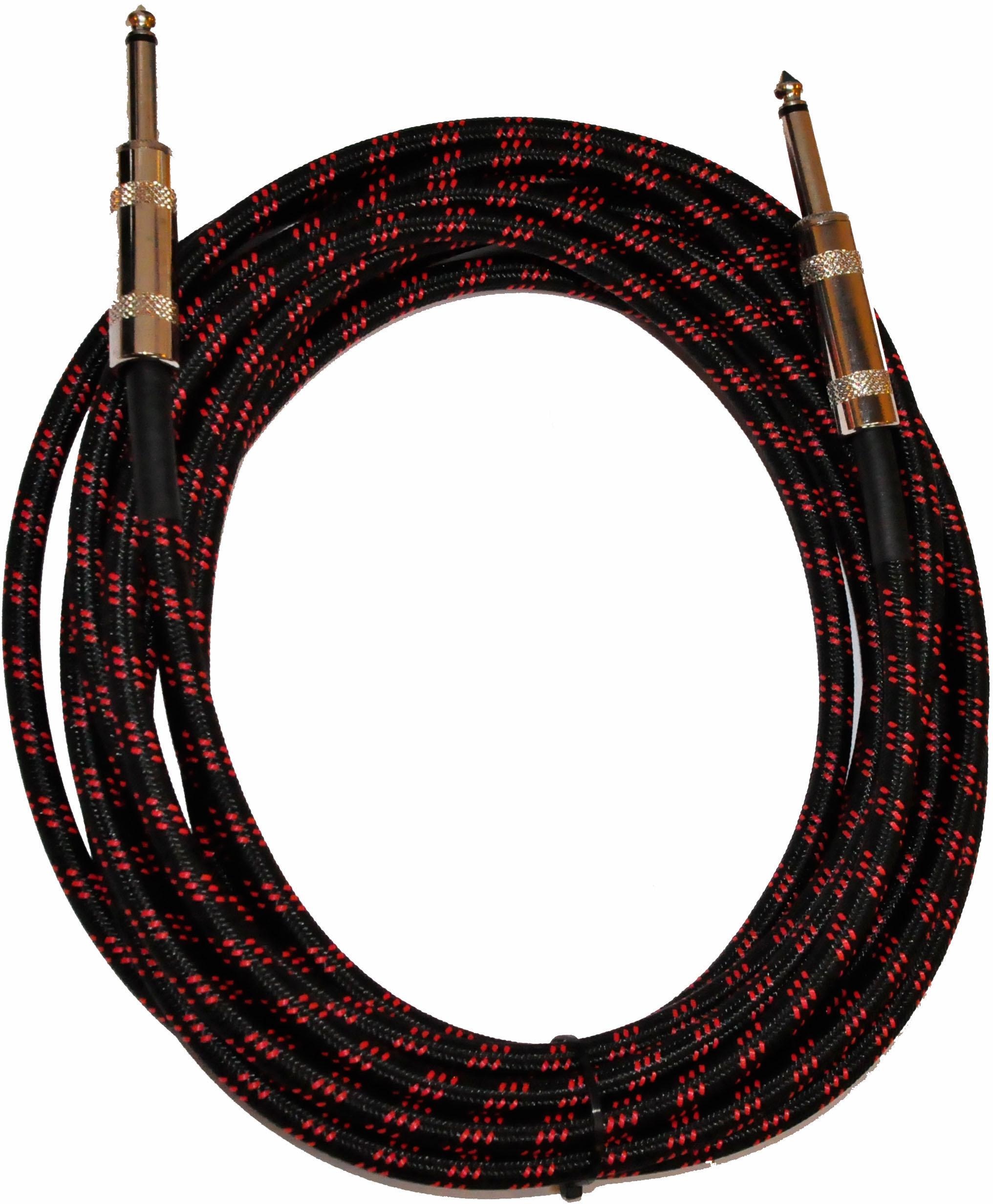 Clifton Instrumentenkabel »Kabel, 5 m«, 6,35-mm-Klinke, 5 cm, für E-Gitarre, E-Bass oder Tasteninstrumente