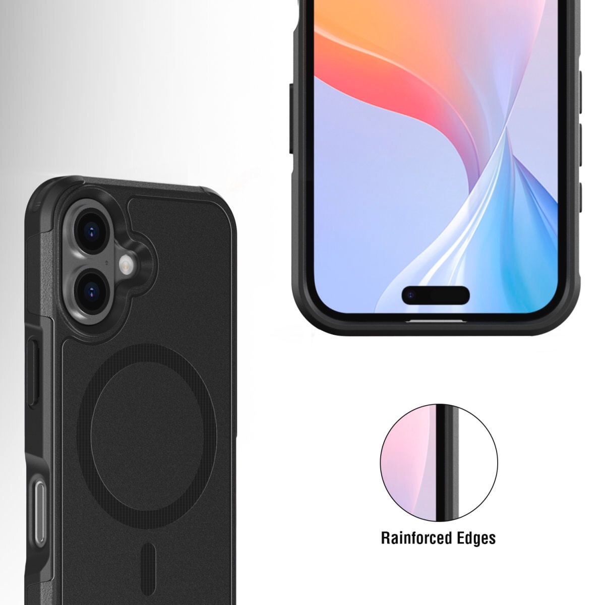 4smarts Handyhülle »Defend Case für Apple iPhone 16«, Backcover, Schutzhülle, Handyschutzhülle, Case, Schutzcase, stoßfest