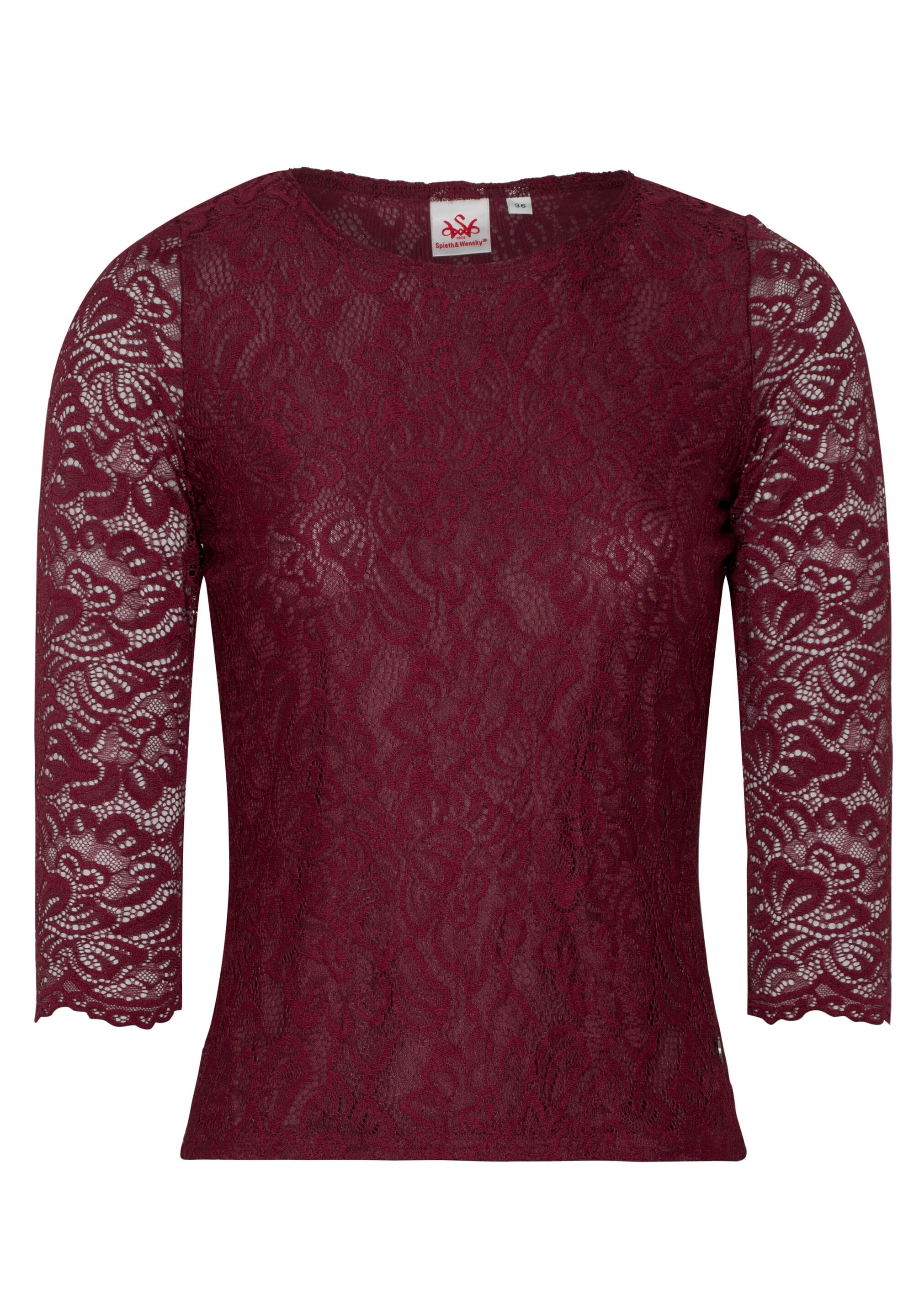 Spieth & Wensky Shirtbluse »Alheim« Rundhals Ausschnitt