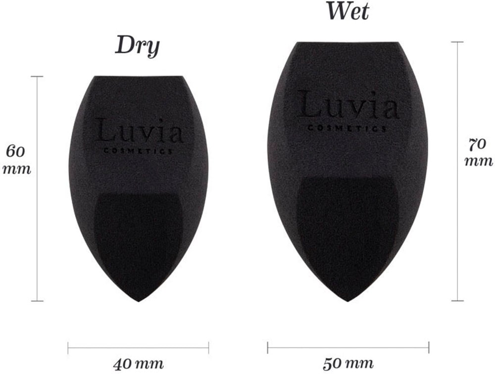 Luvia Cosmetics Schminkschwamm »Diamond Make-up | feinporige (Packung, Sponge natürliches für kaufen Set«, tlg.), online Hautbild Oberfläche UNIVERSAL 2
