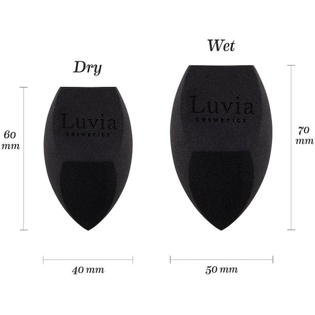 Luvia Cosmetics Schminkschwamm »Diamond Make-up Sponge Set«, (Packung, 2 tlg.),  feinporige Oberfläche für natürliches Hautbild online kaufen | UNIVERSAL