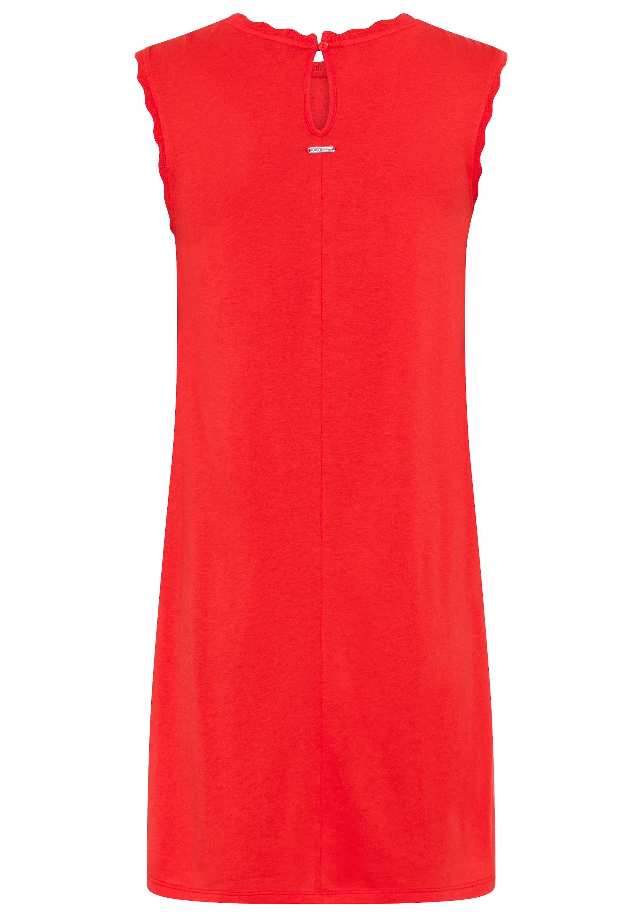 Laura Scott Sommerkleid mit Bogenkante, Basic-Stil, Mini-Länge