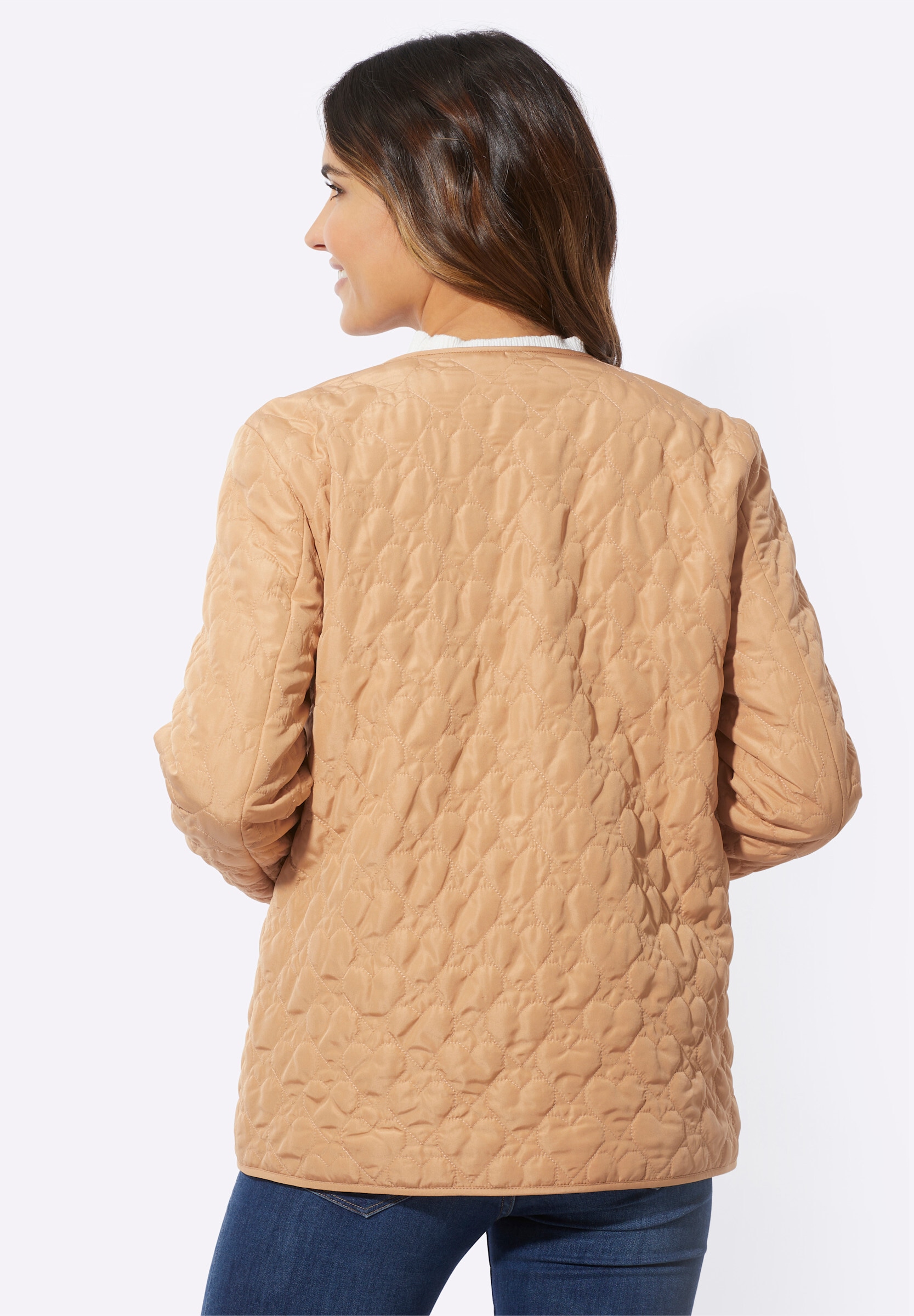 heine Steppjacke »Steppjacke Steppjacke mit Herz-Steppung« ohne Kapuze